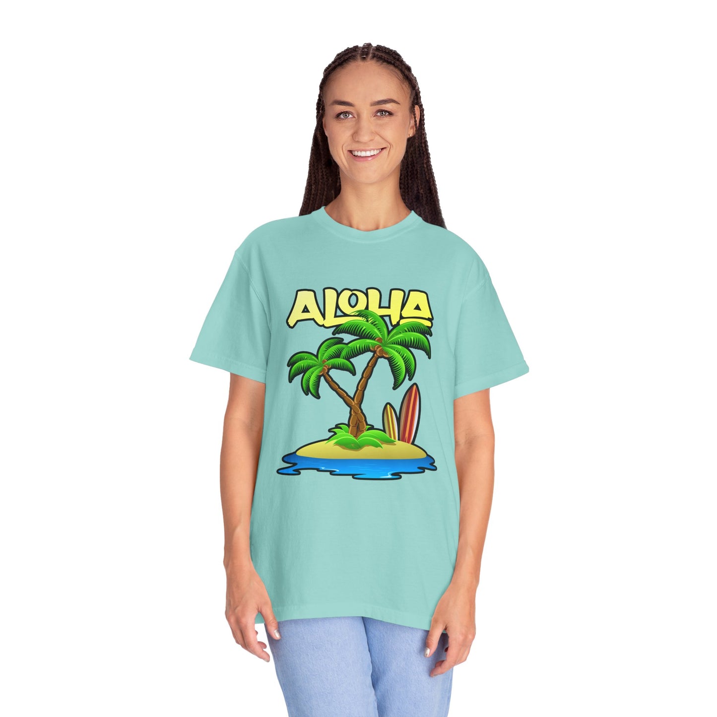 ALOHA | Unisex Garment-Dyed T-shirt