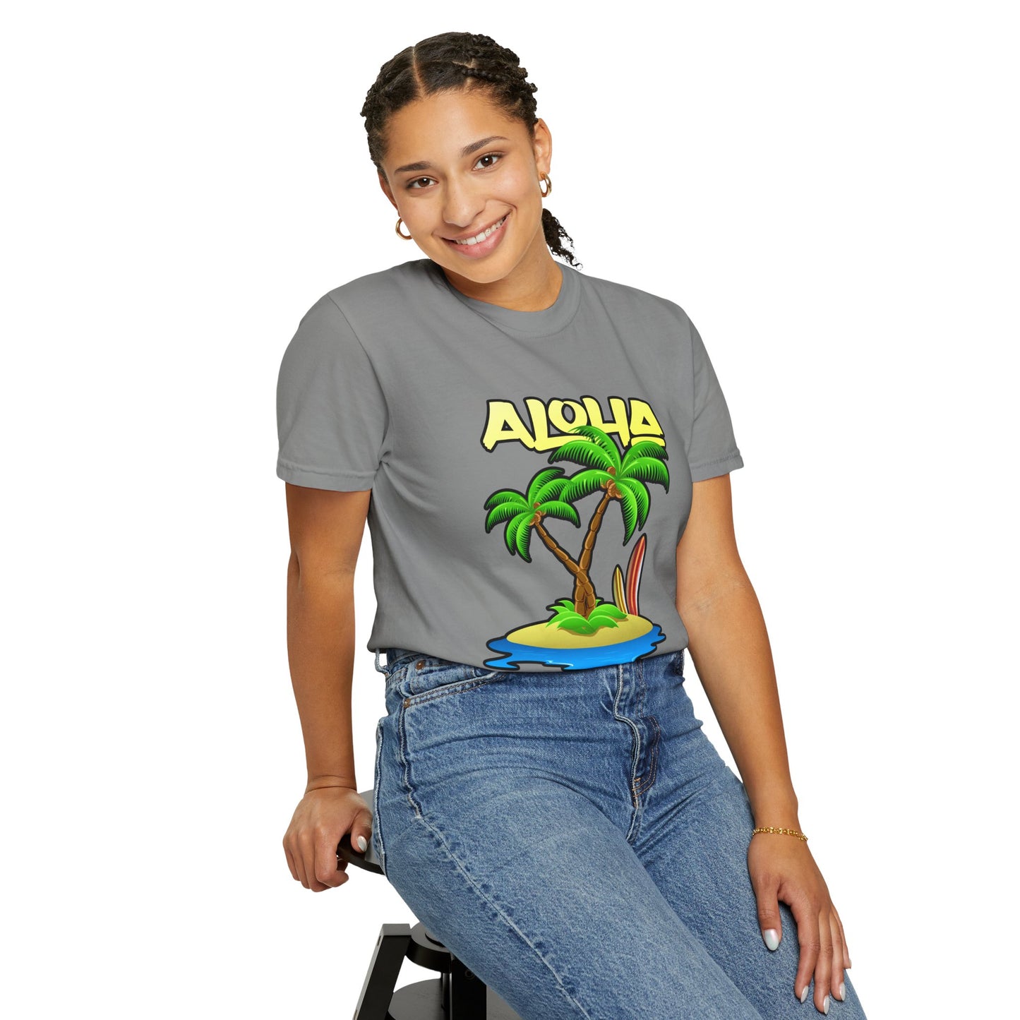 ALOHA | Unisex Garment-Dyed T-shirt