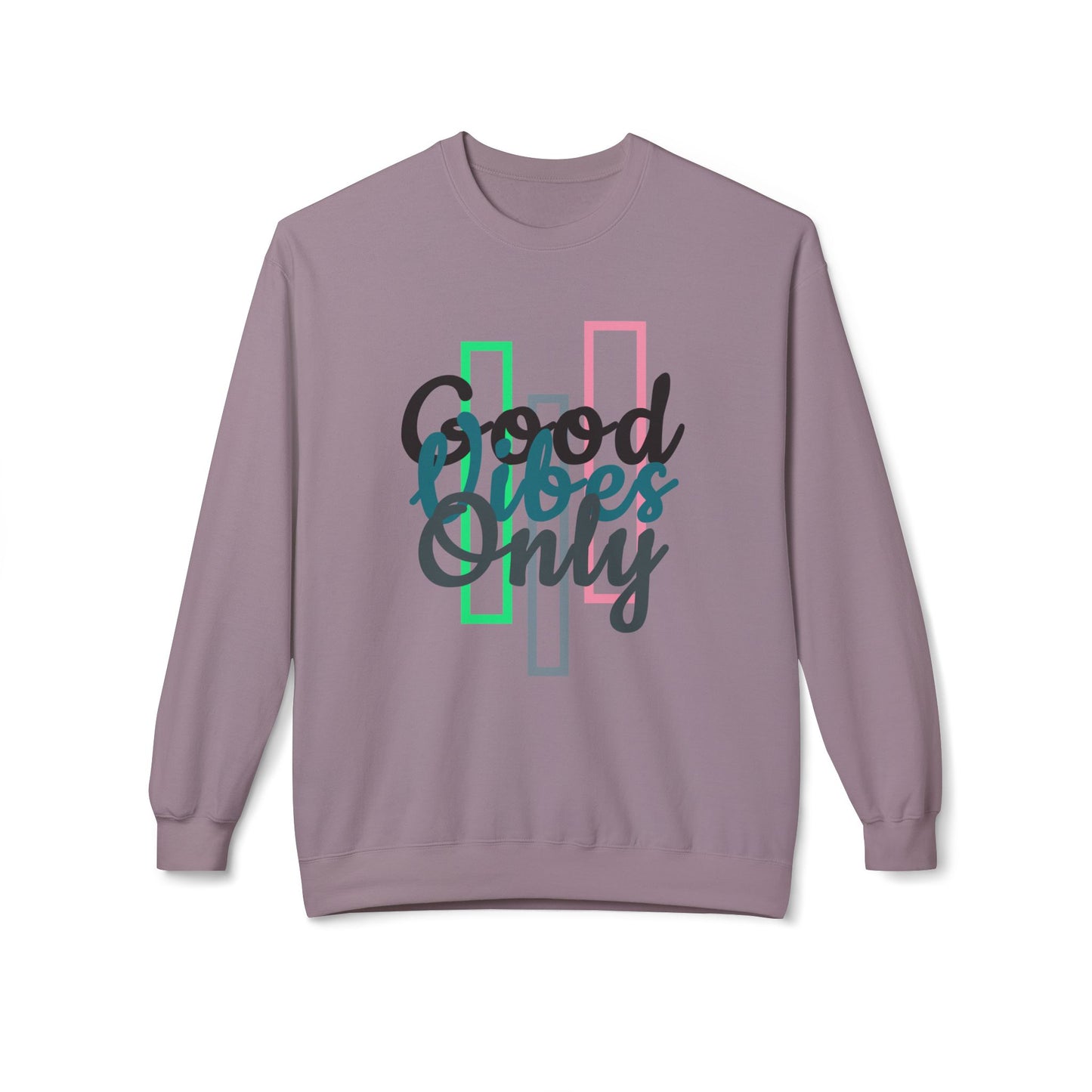 Good Vibes Only | Unisex Midweight Softstyle Fleece Crewneck Sweatshirt