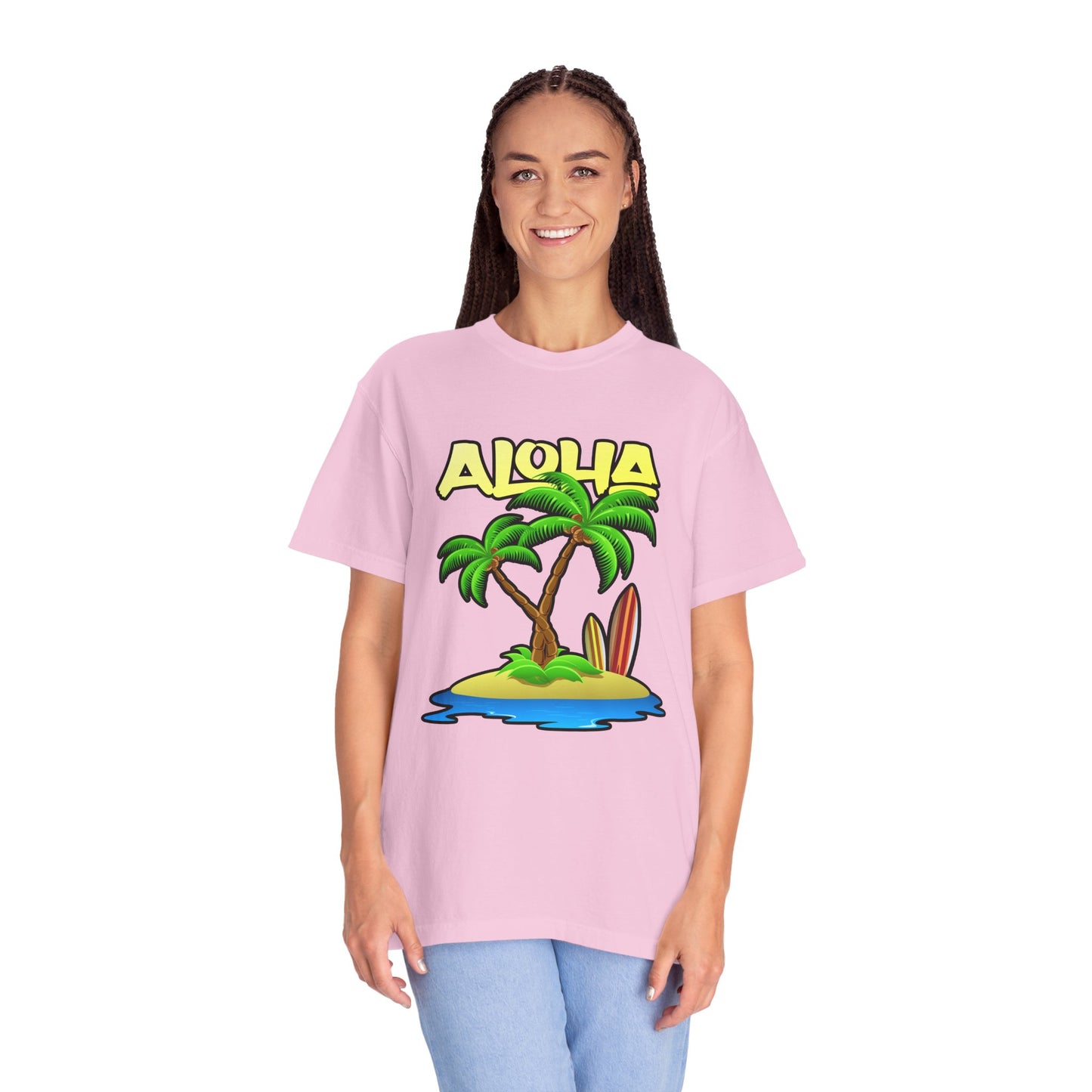 ALOHA | Unisex Garment-Dyed T-shirt