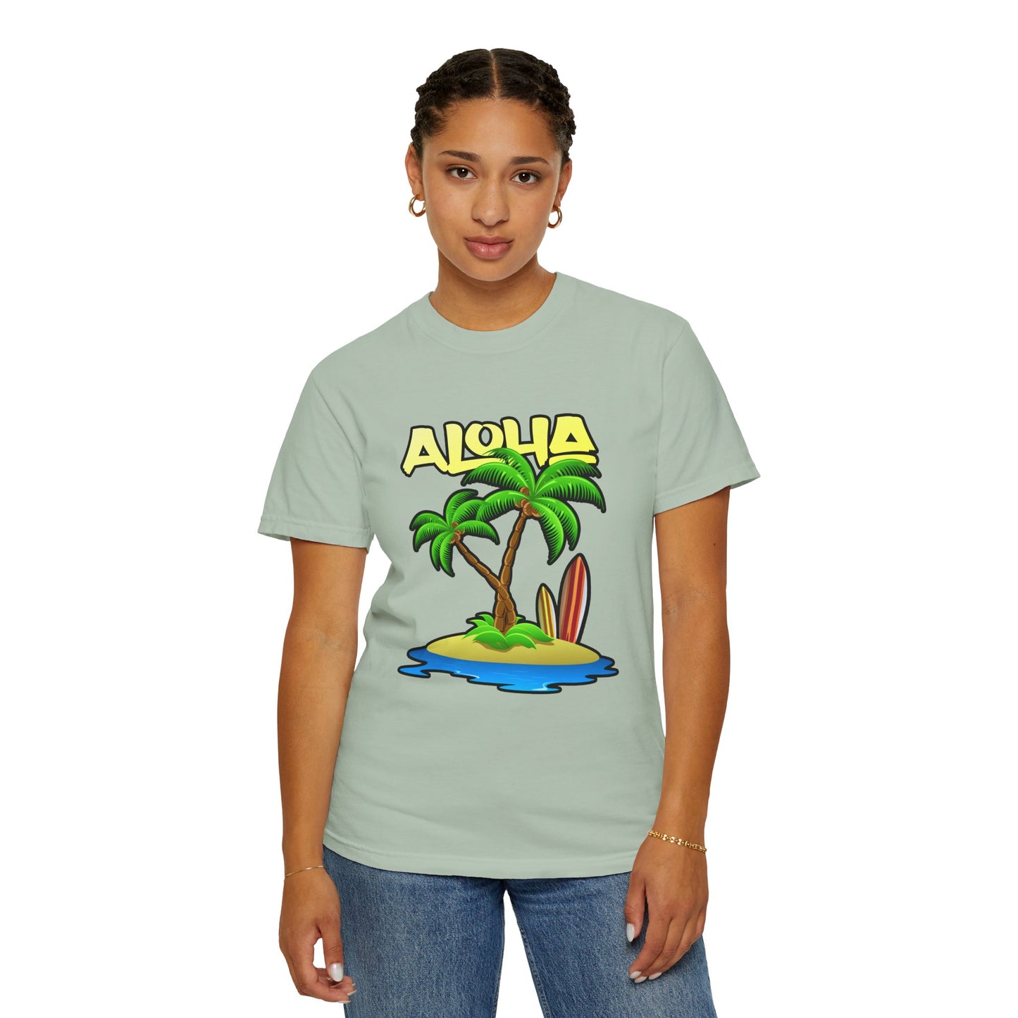 ALOHA | Unisex Garment-Dyed T-shirt