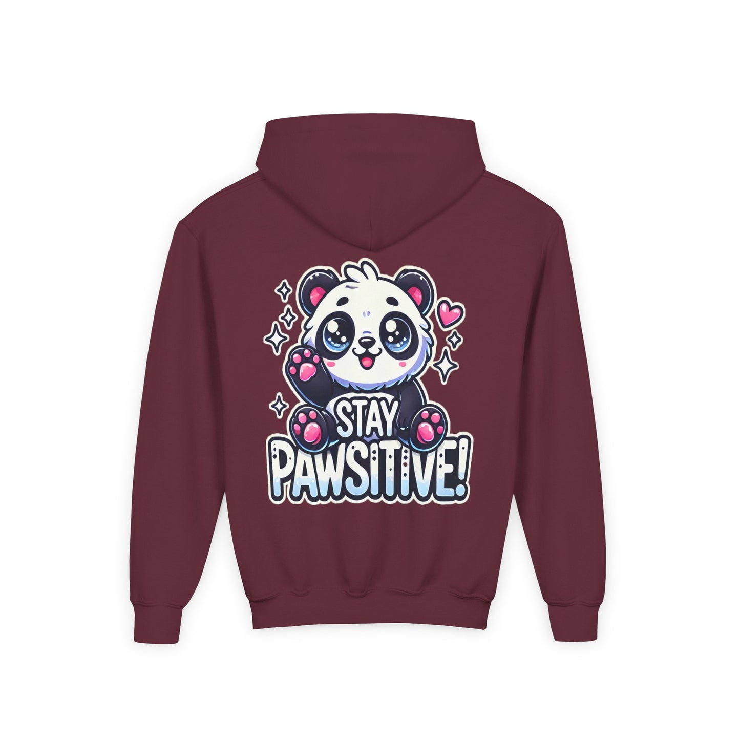 Pawsitive | Youth Heavy Blend Hooded Sweatshirt