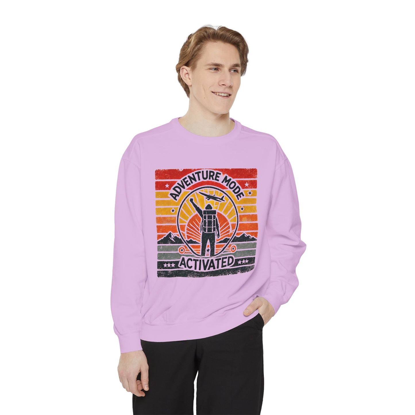 Adventure Mode Activated | Unisex Garment-Dyed Sweatshirt