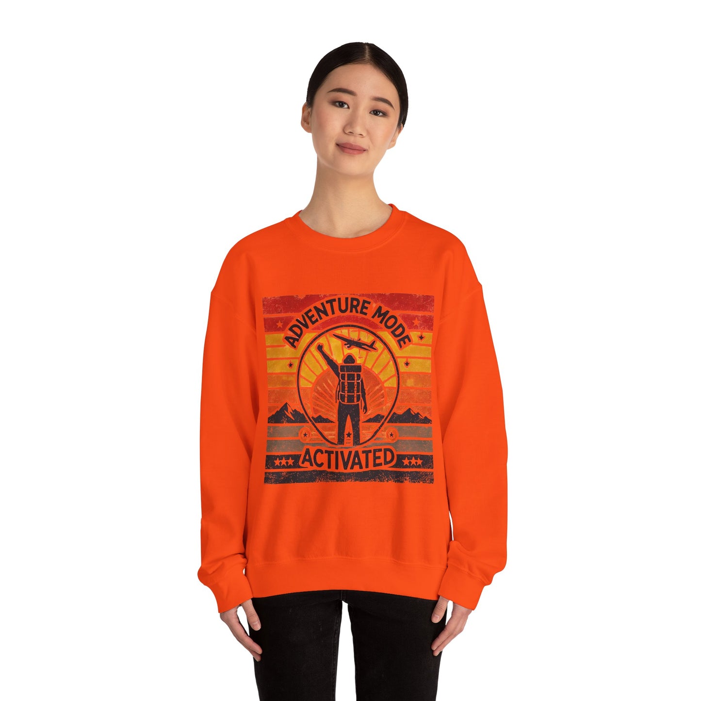 Adventure Mode Activated | Unisex Heavy Blend™ Crewneck Sweatshirt