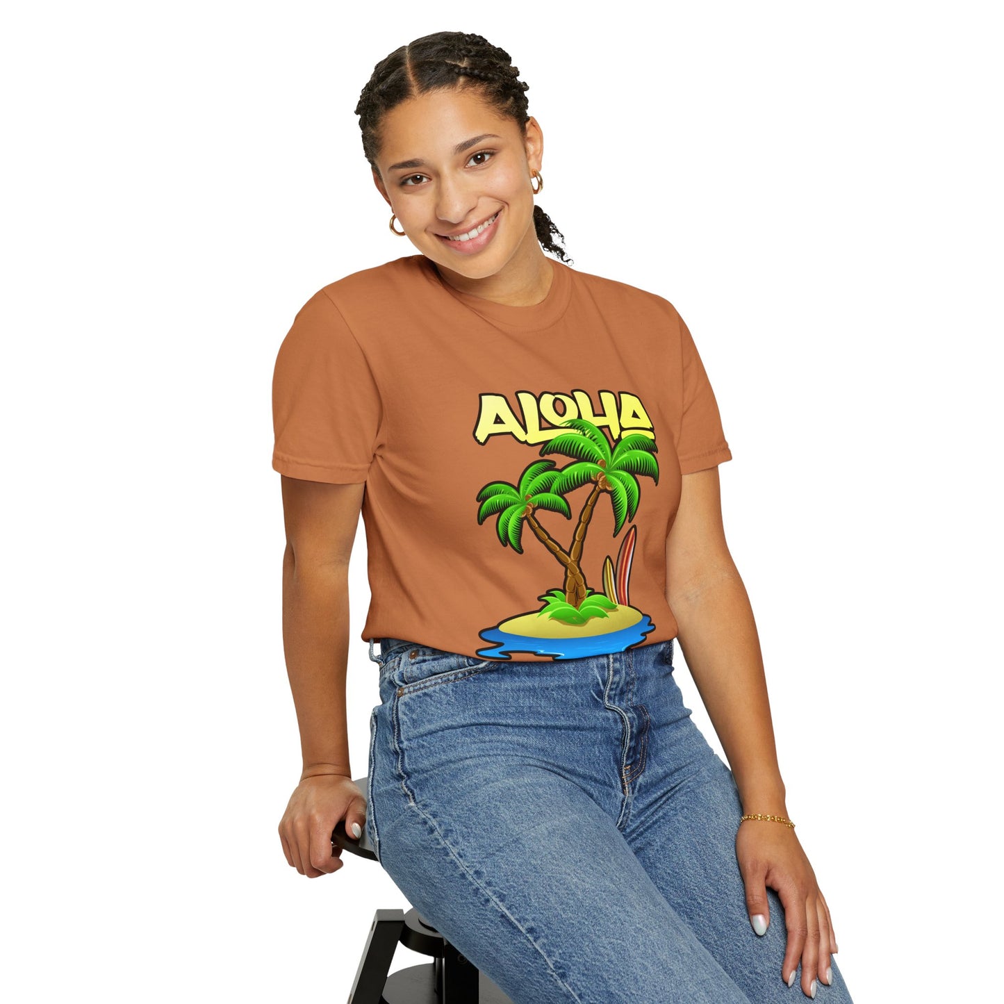ALOHA | Unisex Garment-Dyed T-shirt