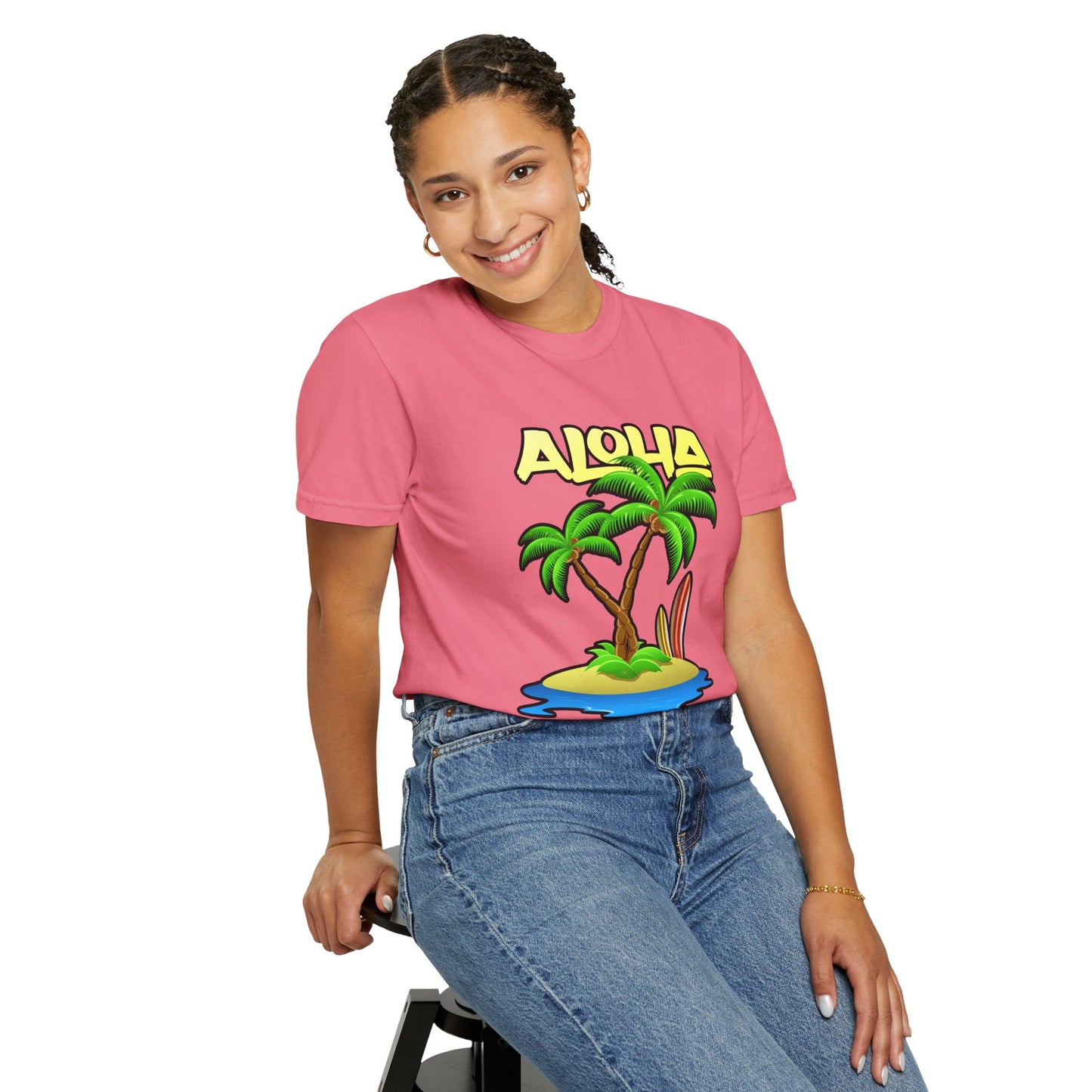 ALOHA | Unisex Garment-Dyed T-shirt