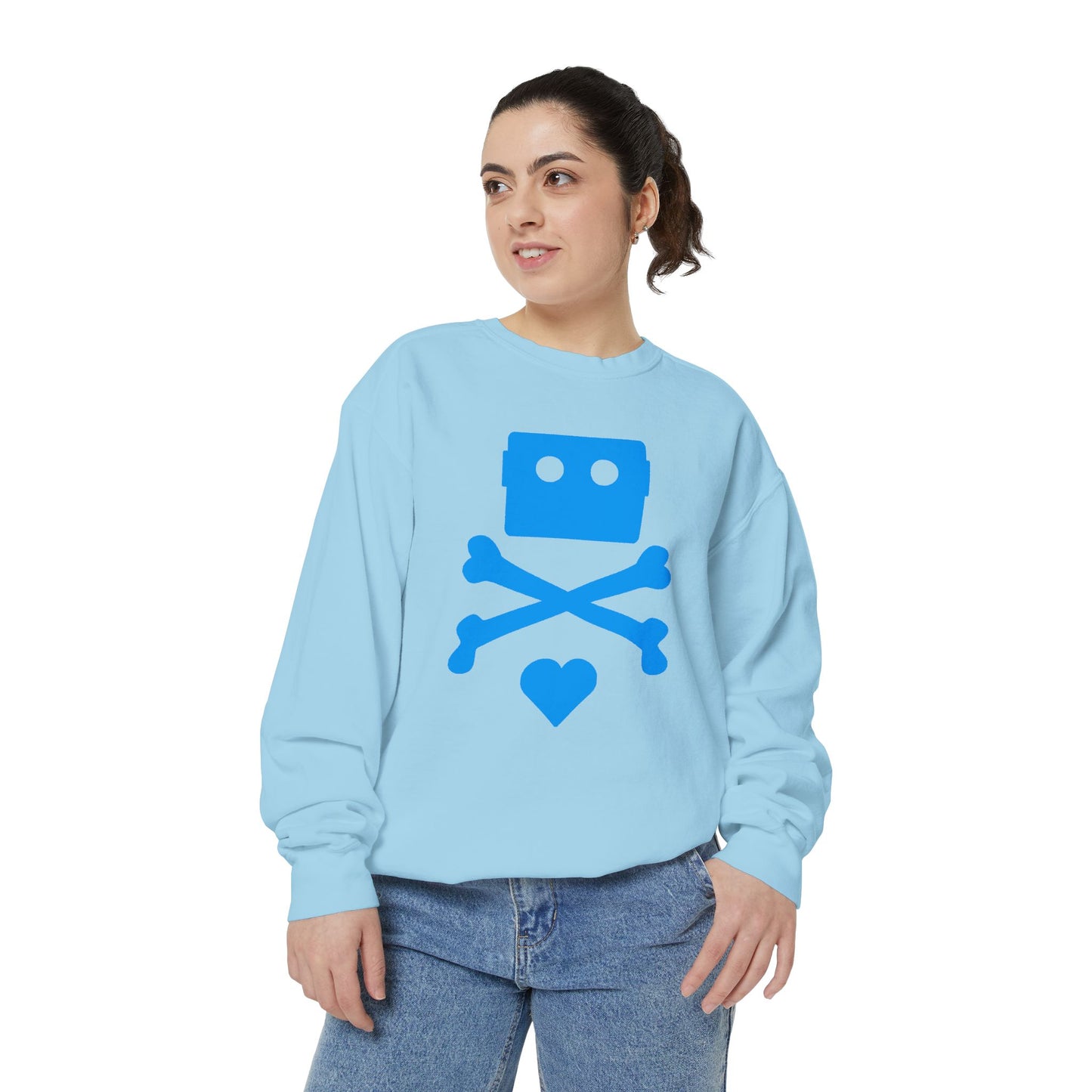 Zima Blue | Garment-Dyed Sweatshirt