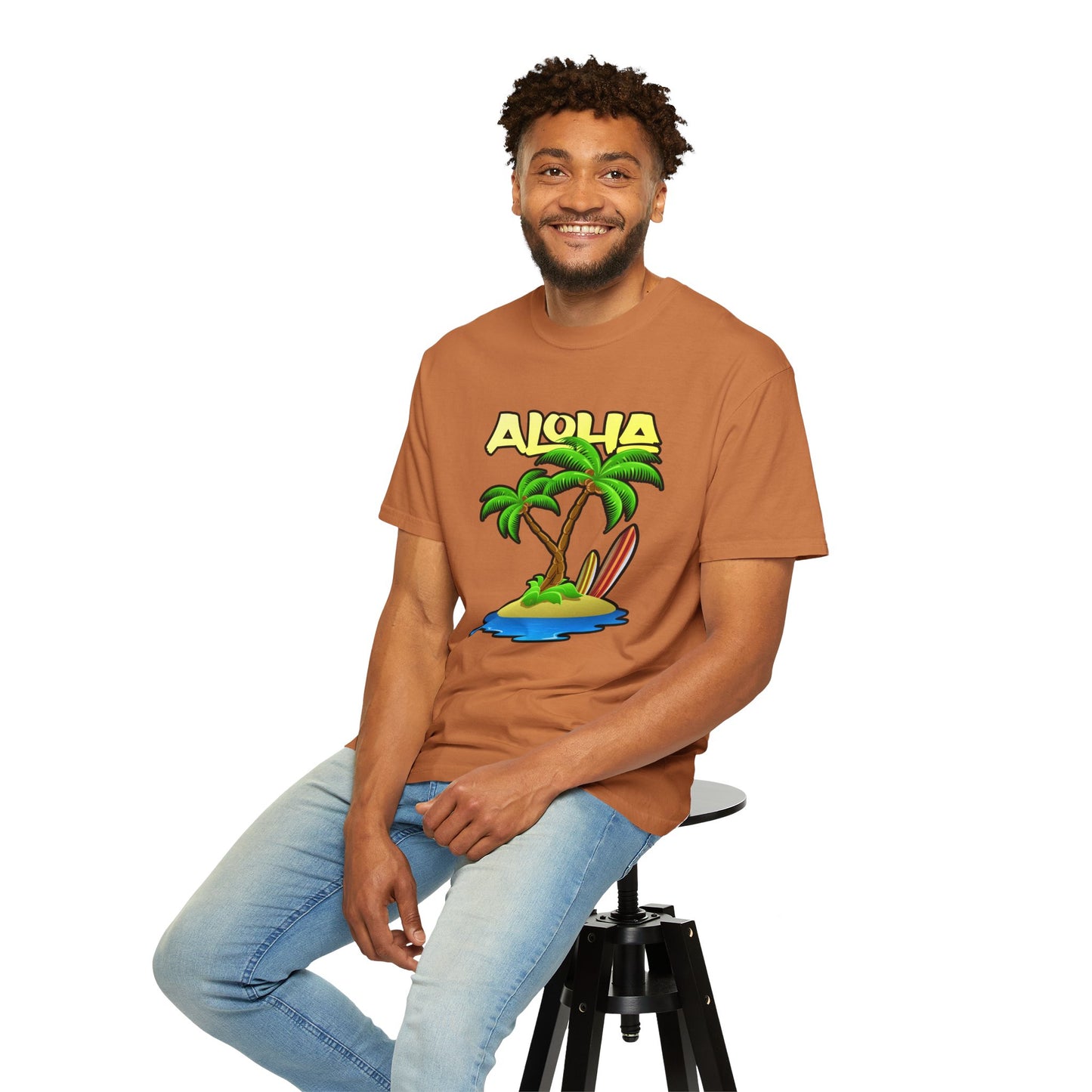 ALOHA | Unisex Garment-Dyed T-shirt