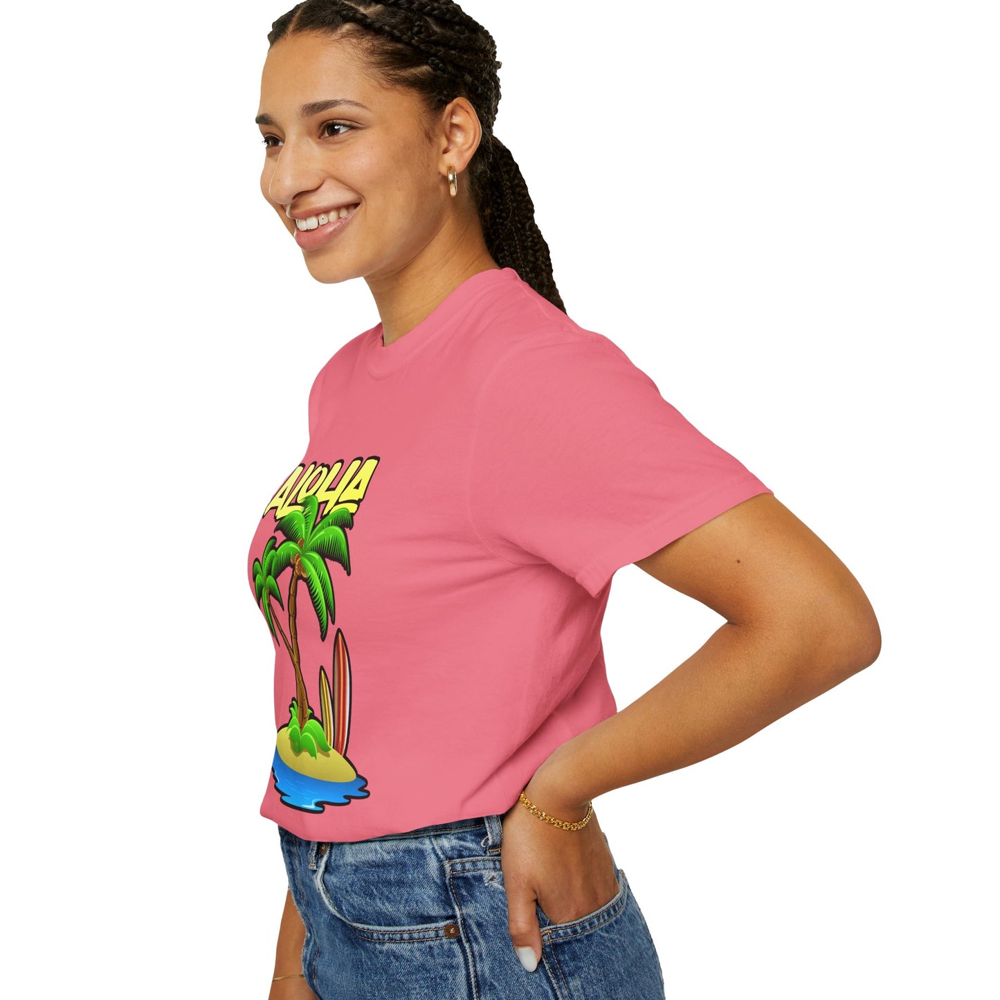 ALOHA | Unisex Garment-Dyed T-shirt