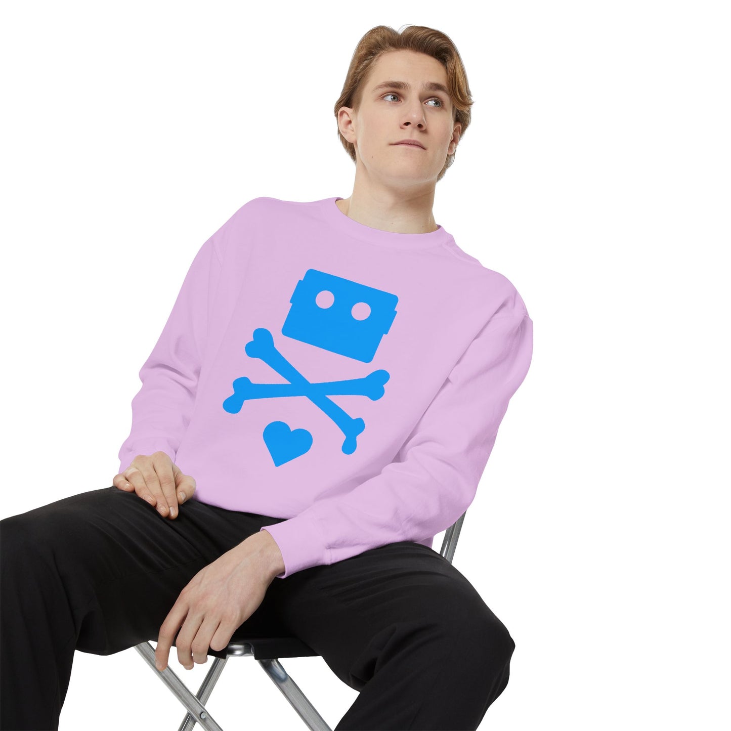 Zima Blue | Garment-Dyed Sweatshirt