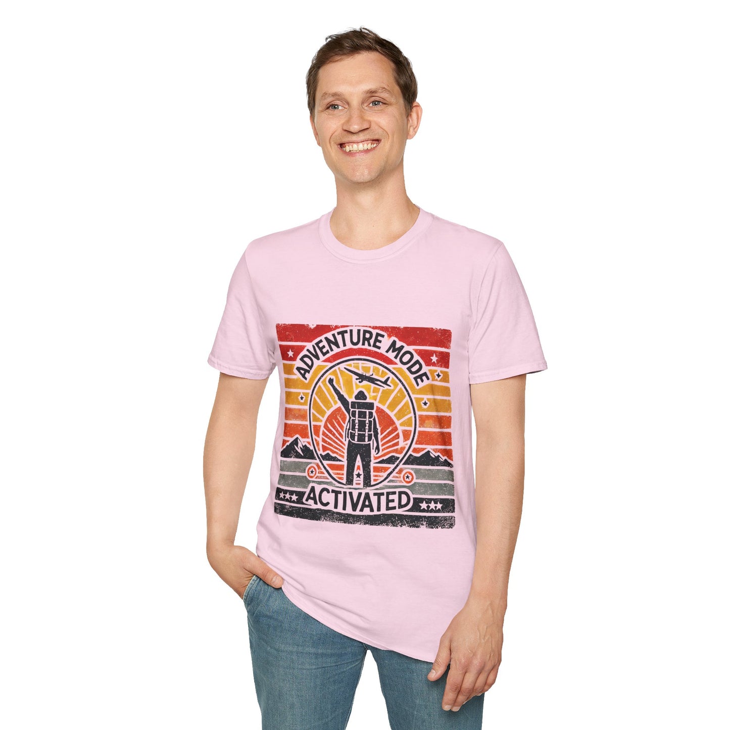 Adventure Mode Activated | Unisex Softstyle T-Shirt