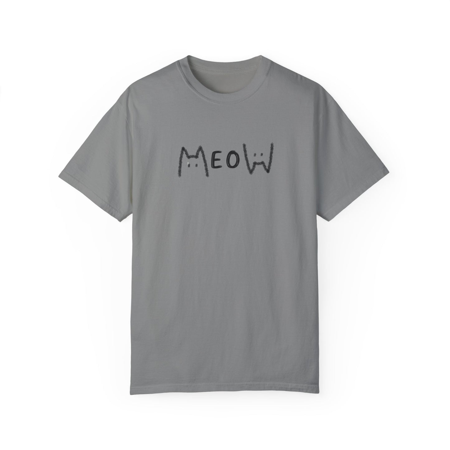 Meow_Unisex Garment-Dyed T-shirt