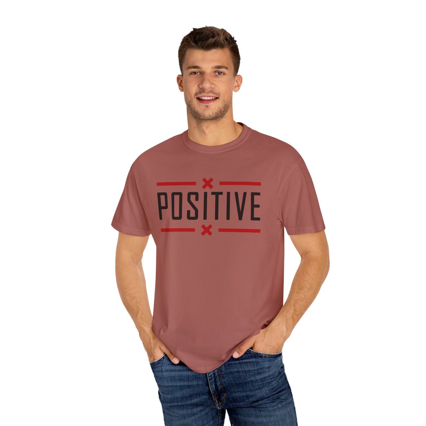 Positive_Unisex Garment-Dyed T-shirt
