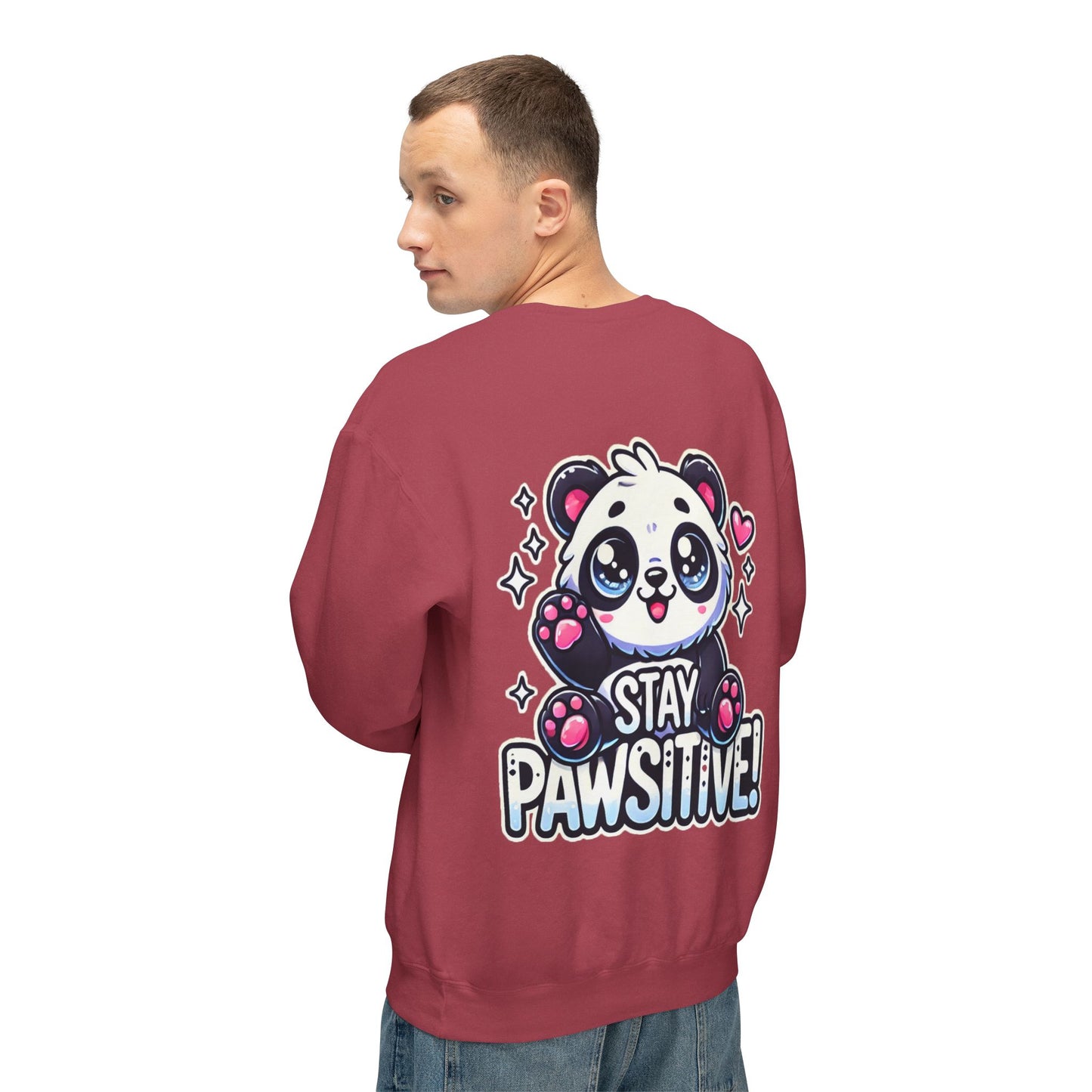 Pawsitive | Unisex Lightweight Crewneck Sweatshirt