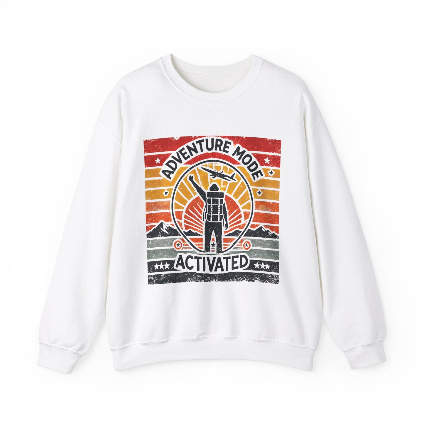 Adventure Mode Activated | Unisex Heavy Blend™ Crewneck Sweatshirt