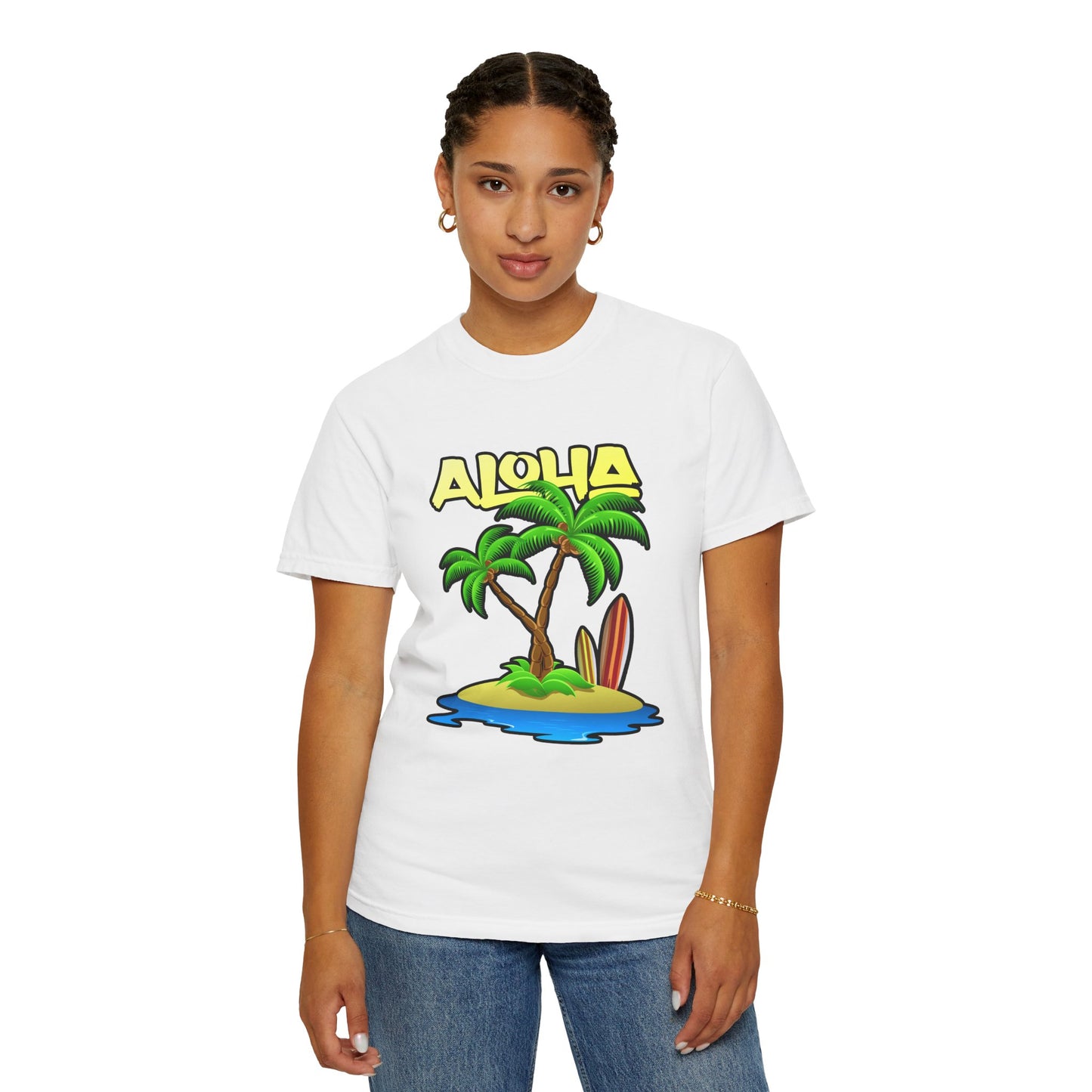 ALOHA | Unisex Garment-Dyed T-shirt
