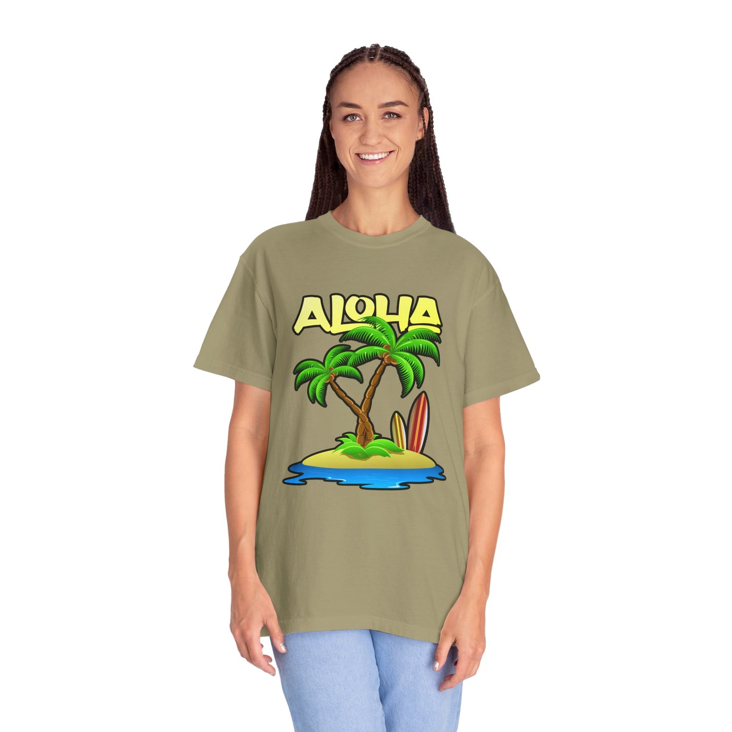 ALOHA | Unisex Garment-Dyed T-shirt