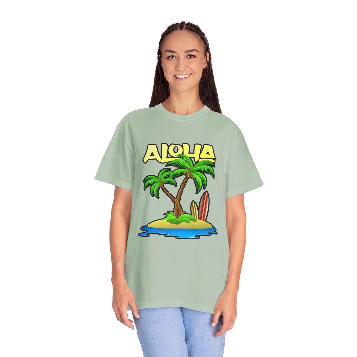ALOHA | Unisex Garment-Dyed T-shirt