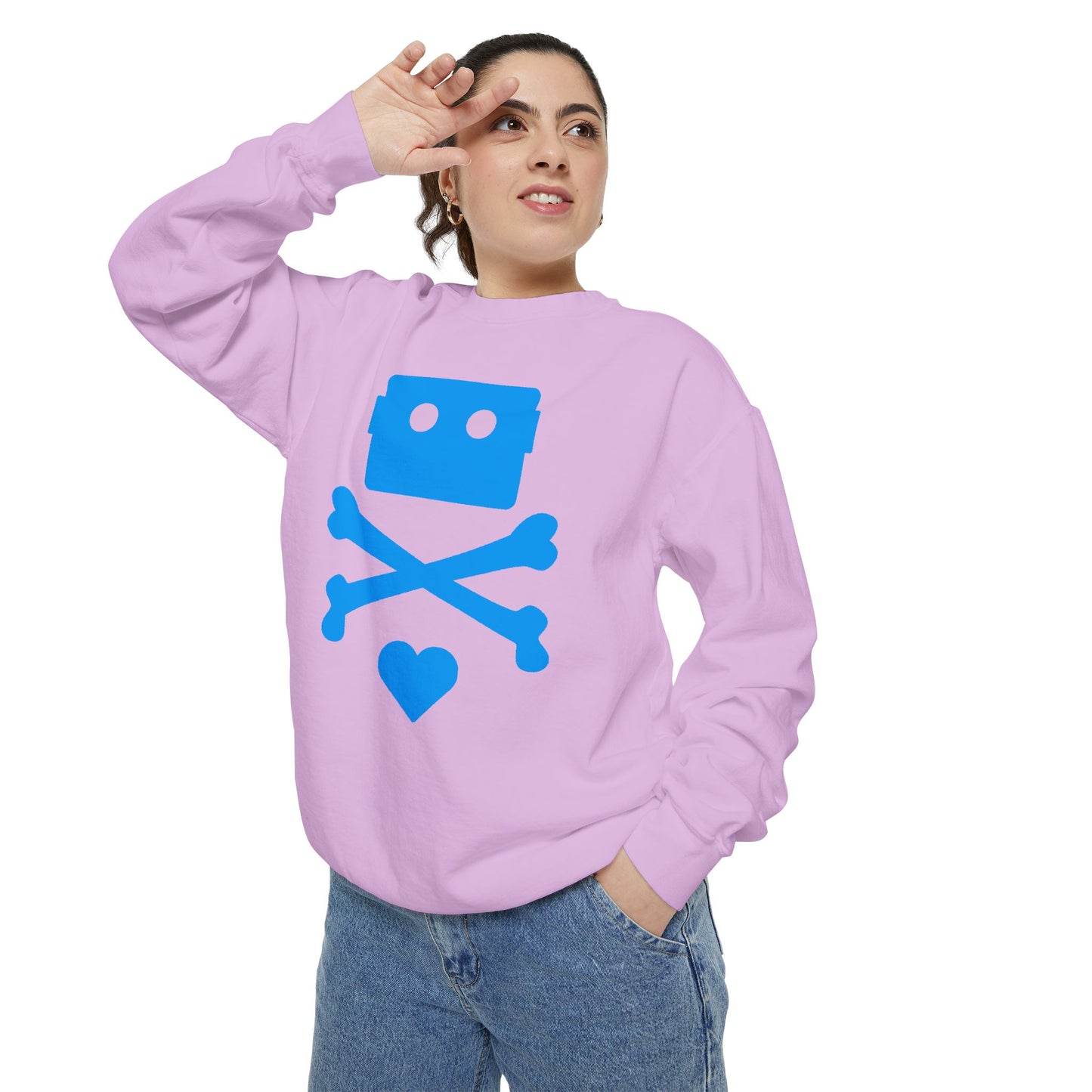 Zima Blue | Garment-Dyed Sweatshirt