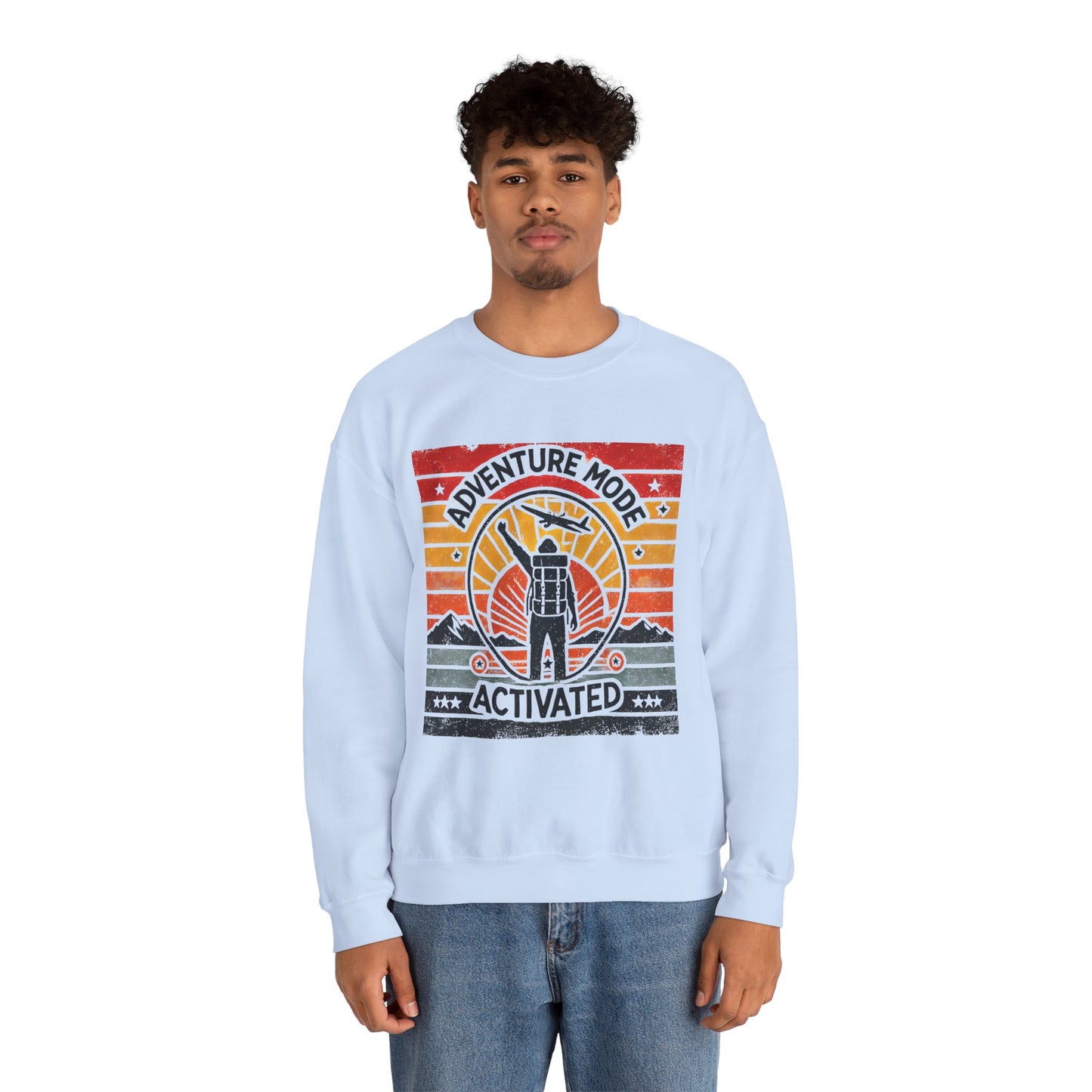 Adventure Mode Activated | Unisex Heavy Blend™ Crewneck Sweatshirt