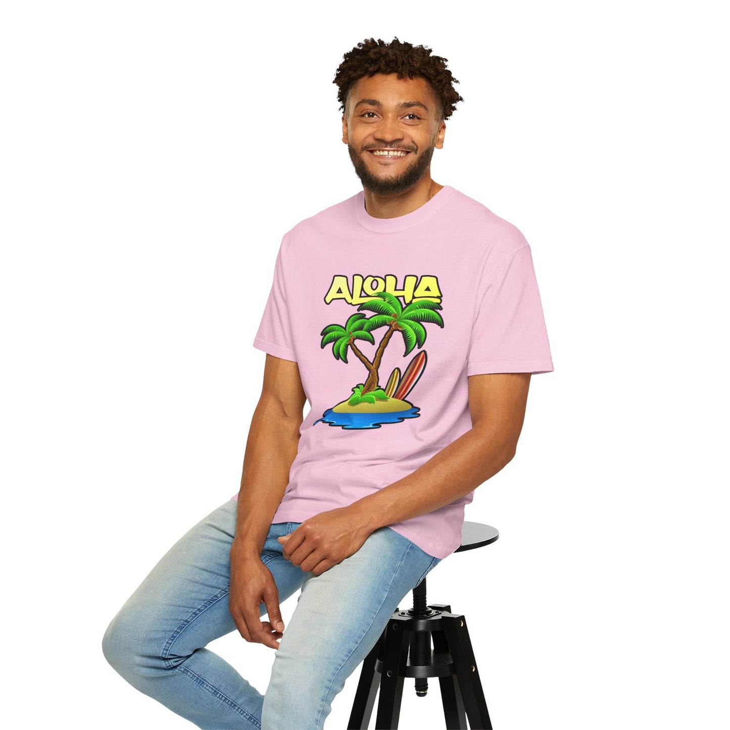 ALOHA | Unisex Garment-Dyed T-shirt