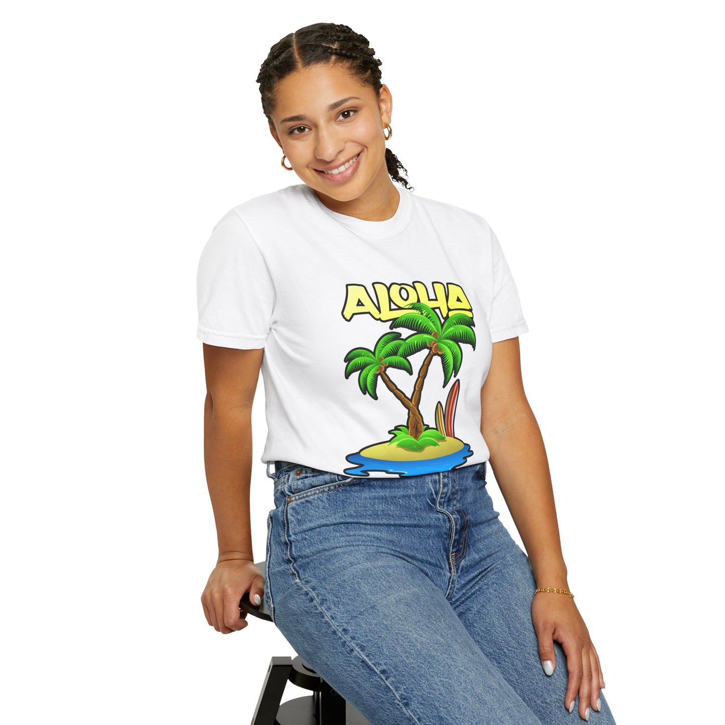 ALOHA | Unisex Garment-Dyed T-shirt