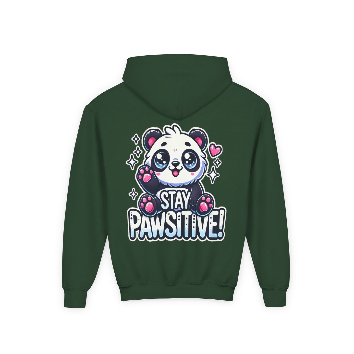 Pawsitive | Youth Heavy Blend Hooded Sweatshirt