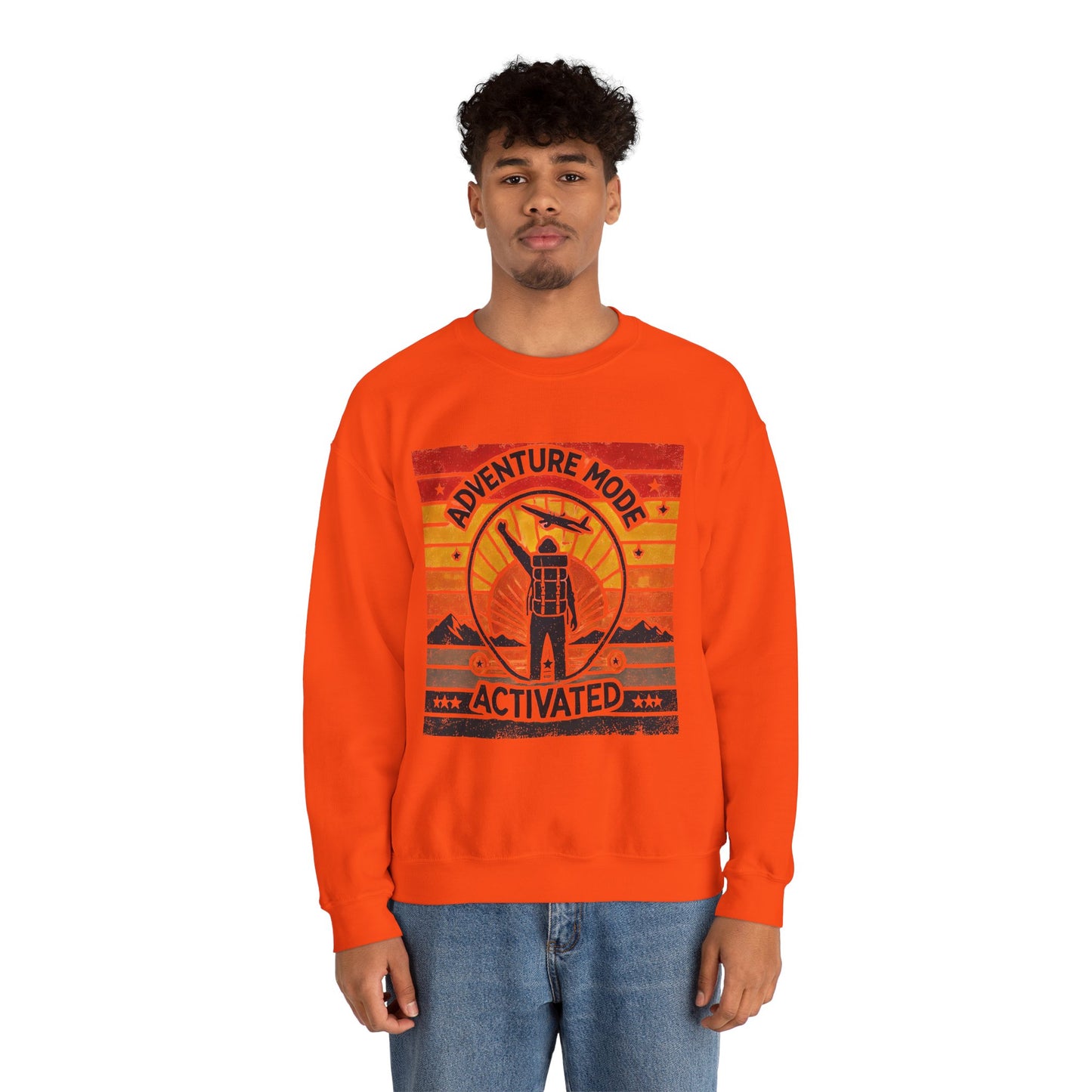 Adventure Mode Activated | Unisex Heavy Blend™ Crewneck Sweatshirt