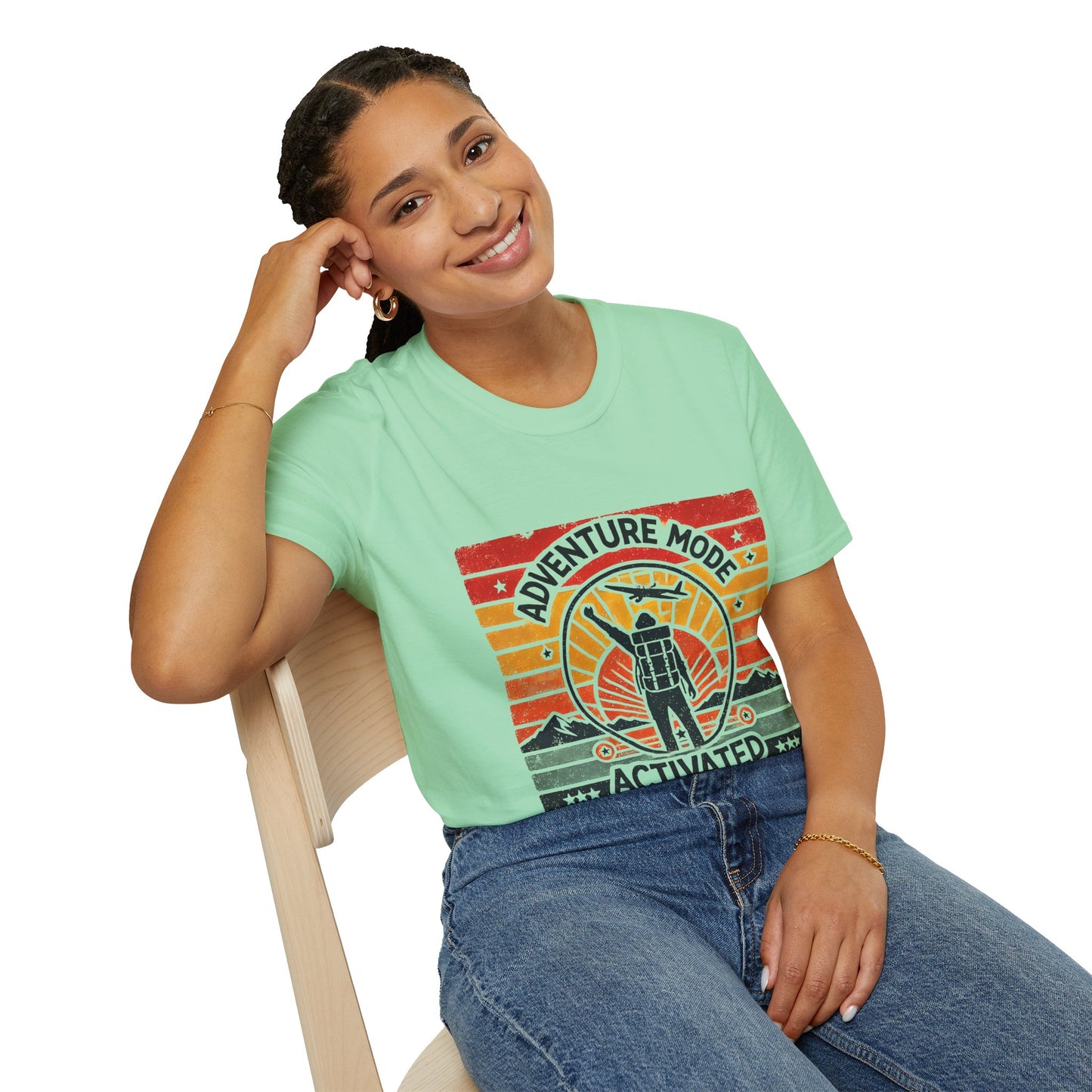 Adventure Mode Activated | Unisex Softstyle T-Shirt