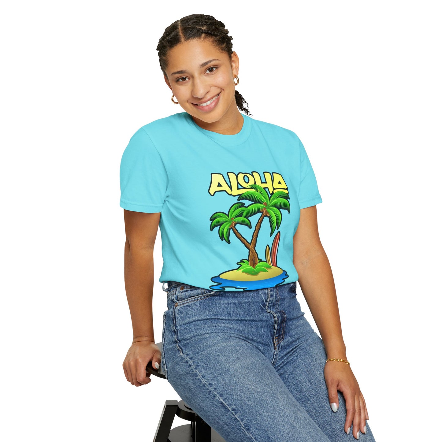 ALOHA | Unisex Garment-Dyed T-shirt