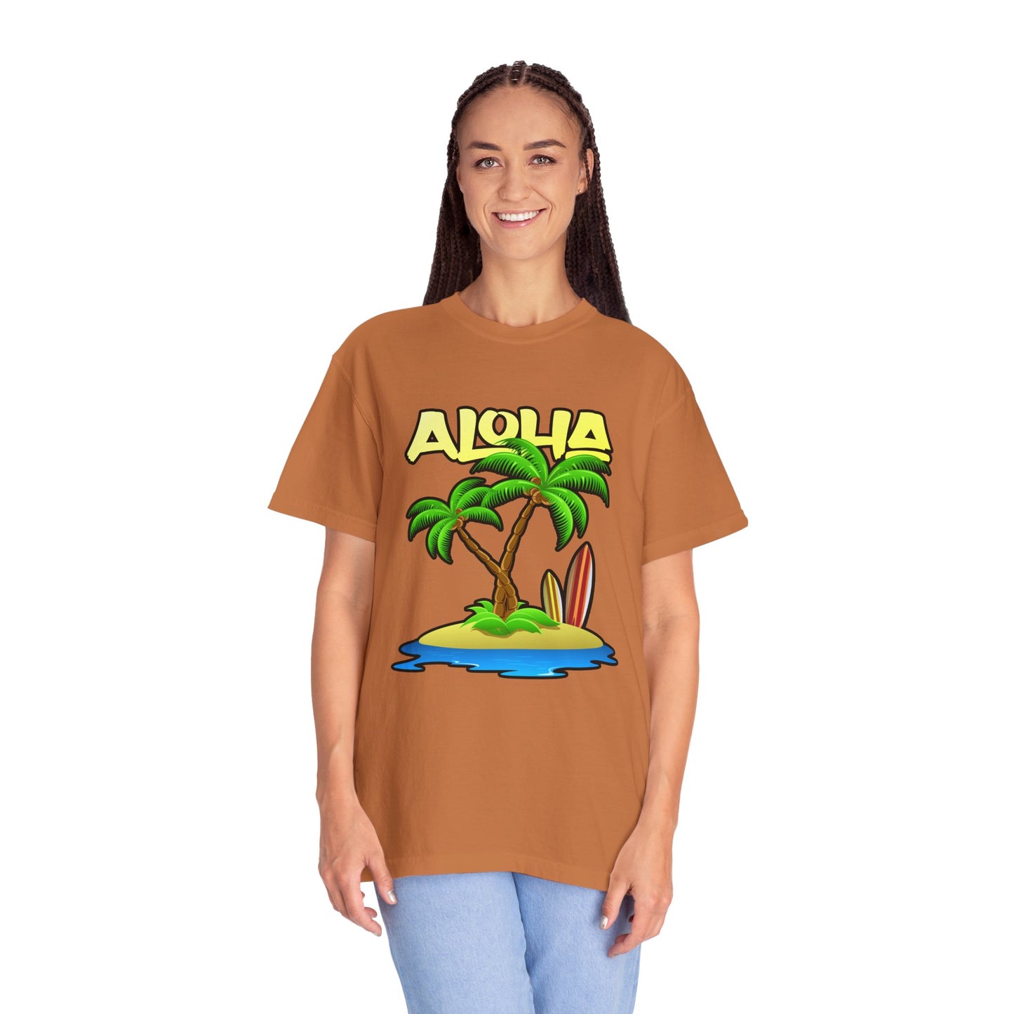ALOHA | Unisex Garment-Dyed T-shirt