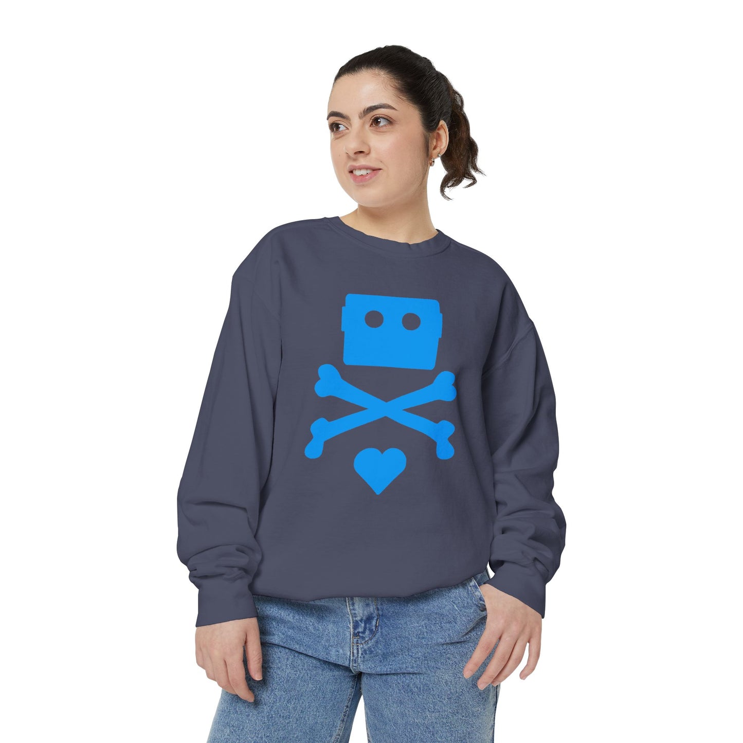 Zima Blue | Garment-Dyed Sweatshirt