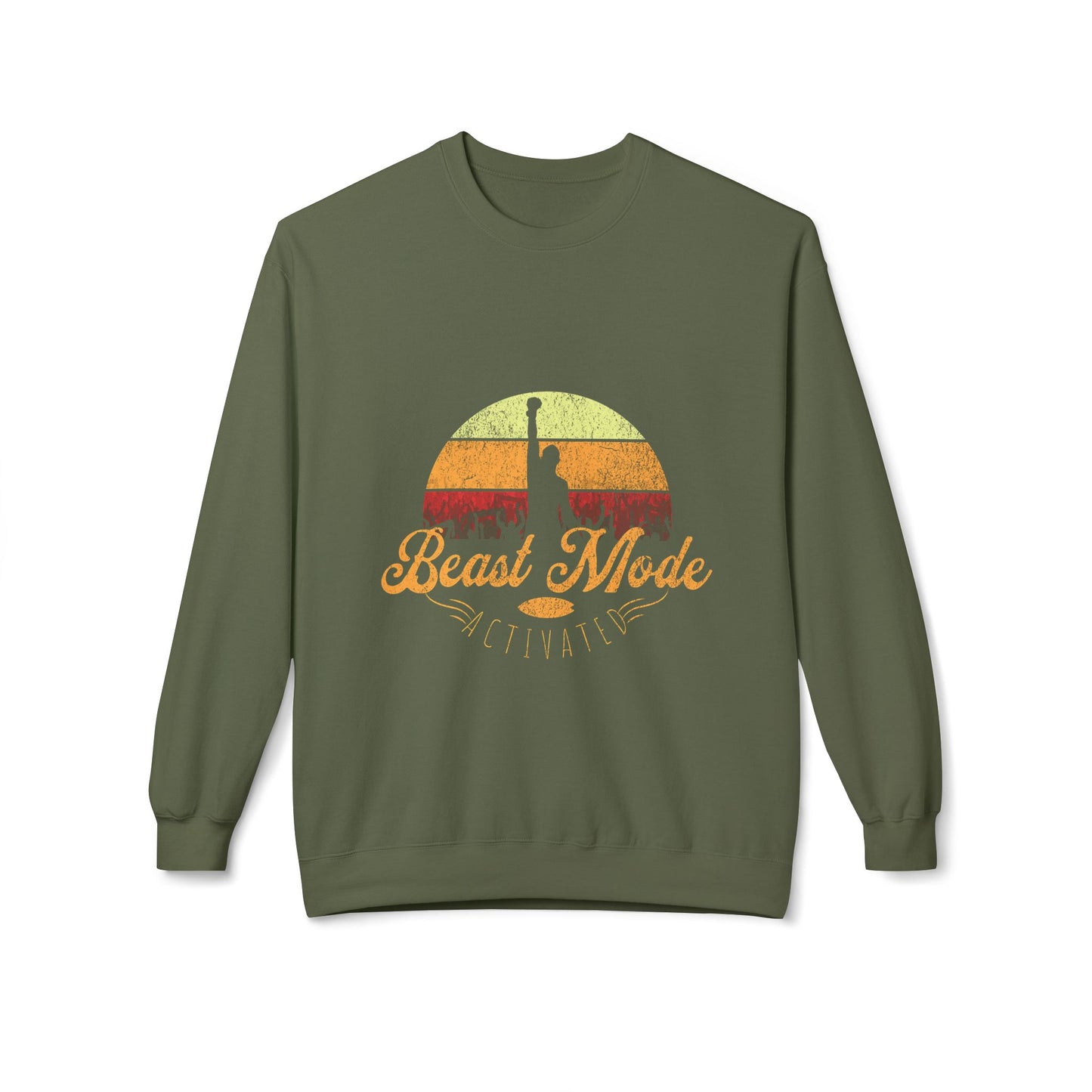 Beast Mode Activated | Unisex Midweight Softstyle Fleece Crewneck Sweatshirt