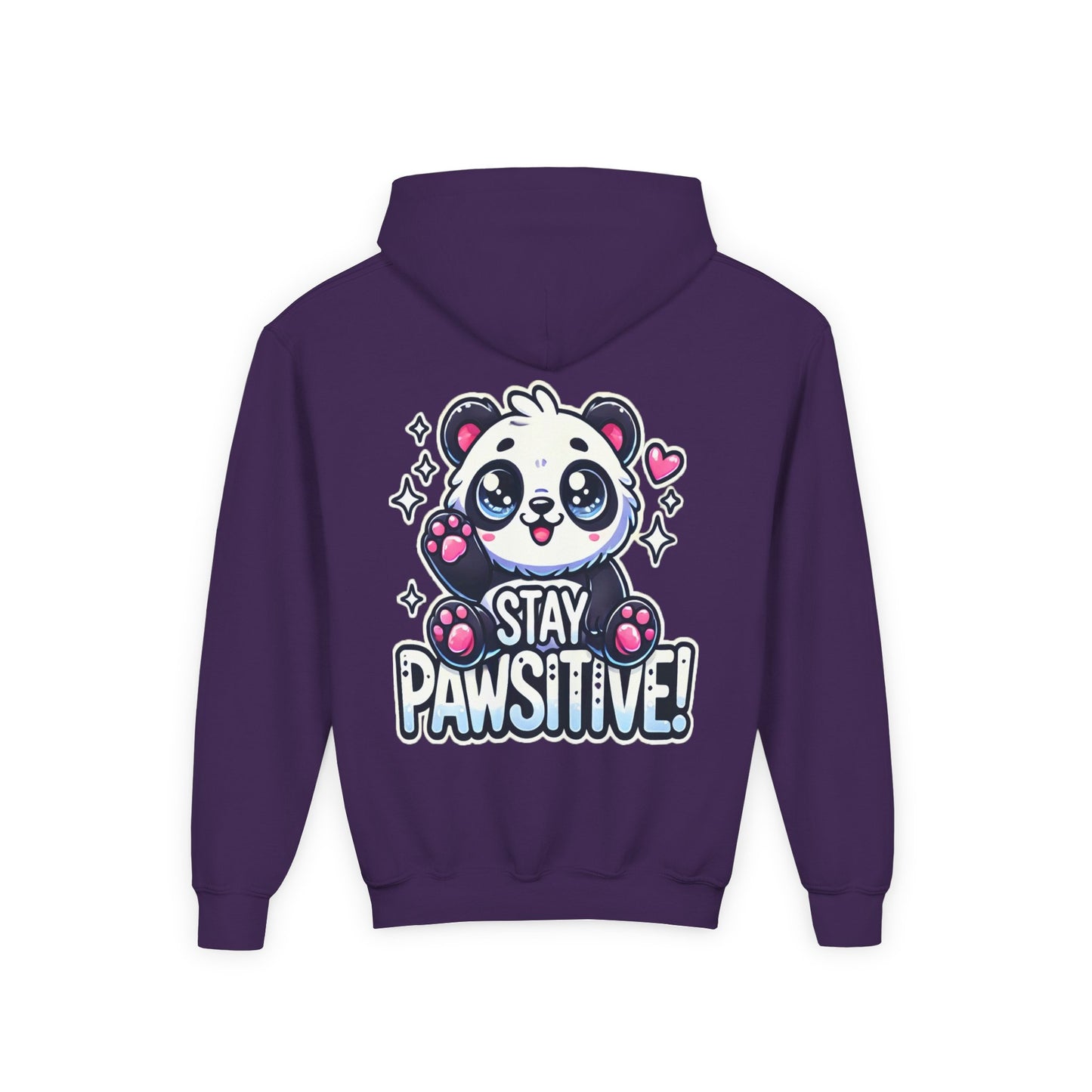Pawsitive | Youth Heavy Blend Hooded Sweatshirt