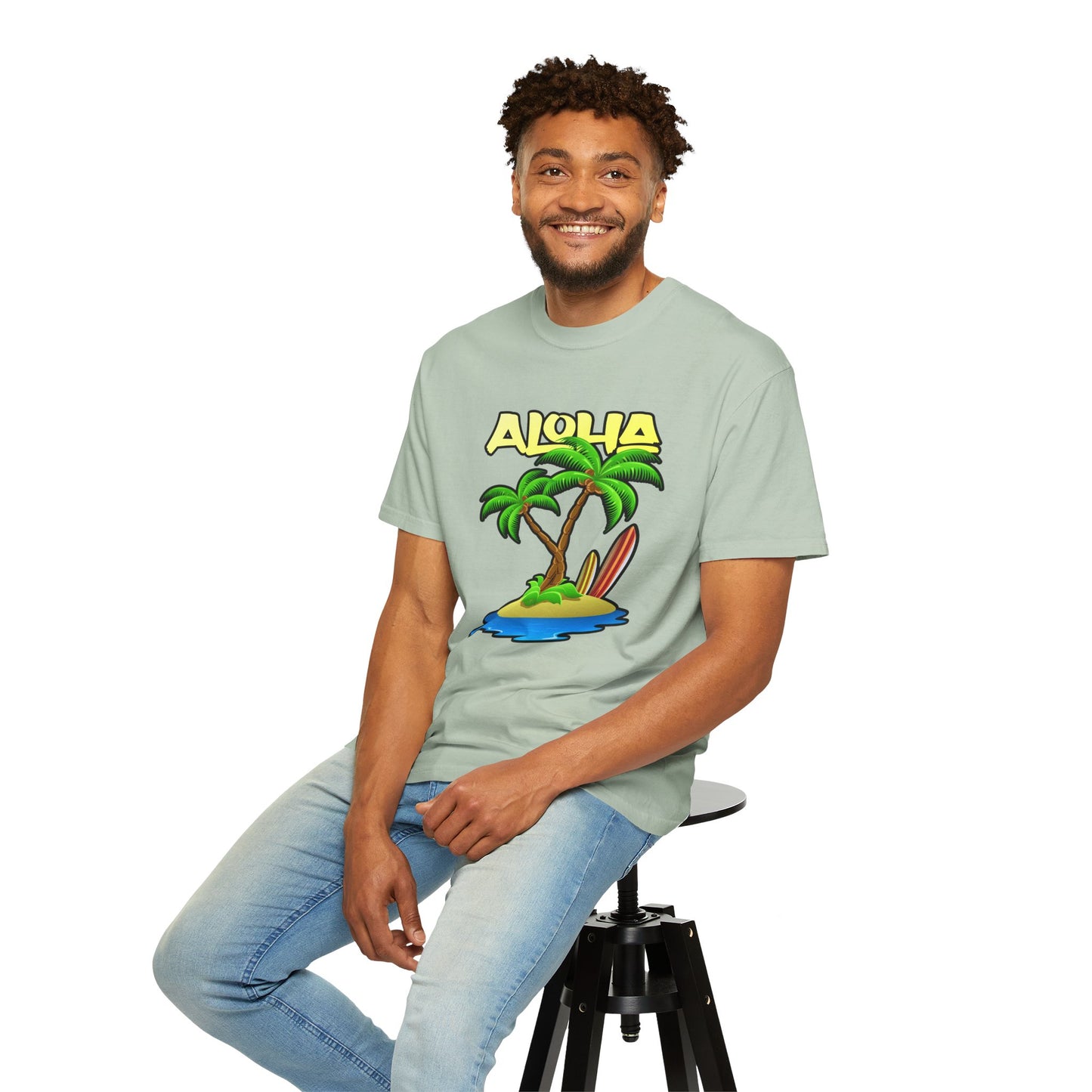 ALOHA | Unisex Garment-Dyed T-shirt