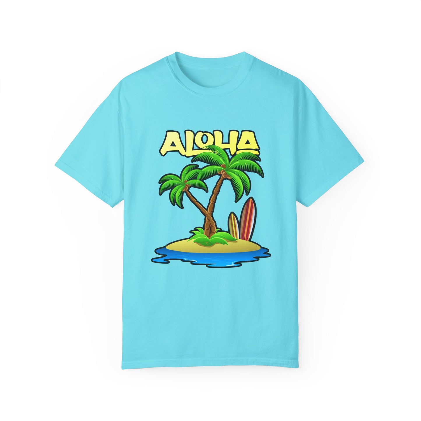 ALOHA | Unisex Garment-Dyed T-shirt