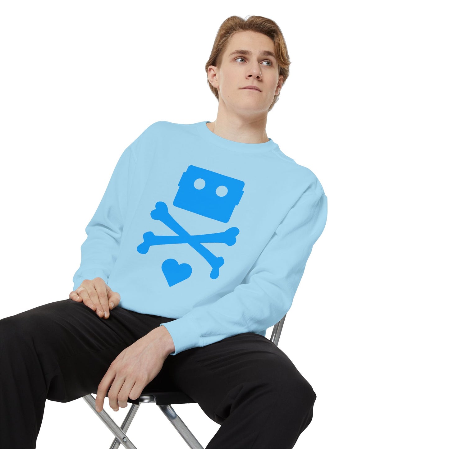 Zima Blue | Garment-Dyed Sweatshirt