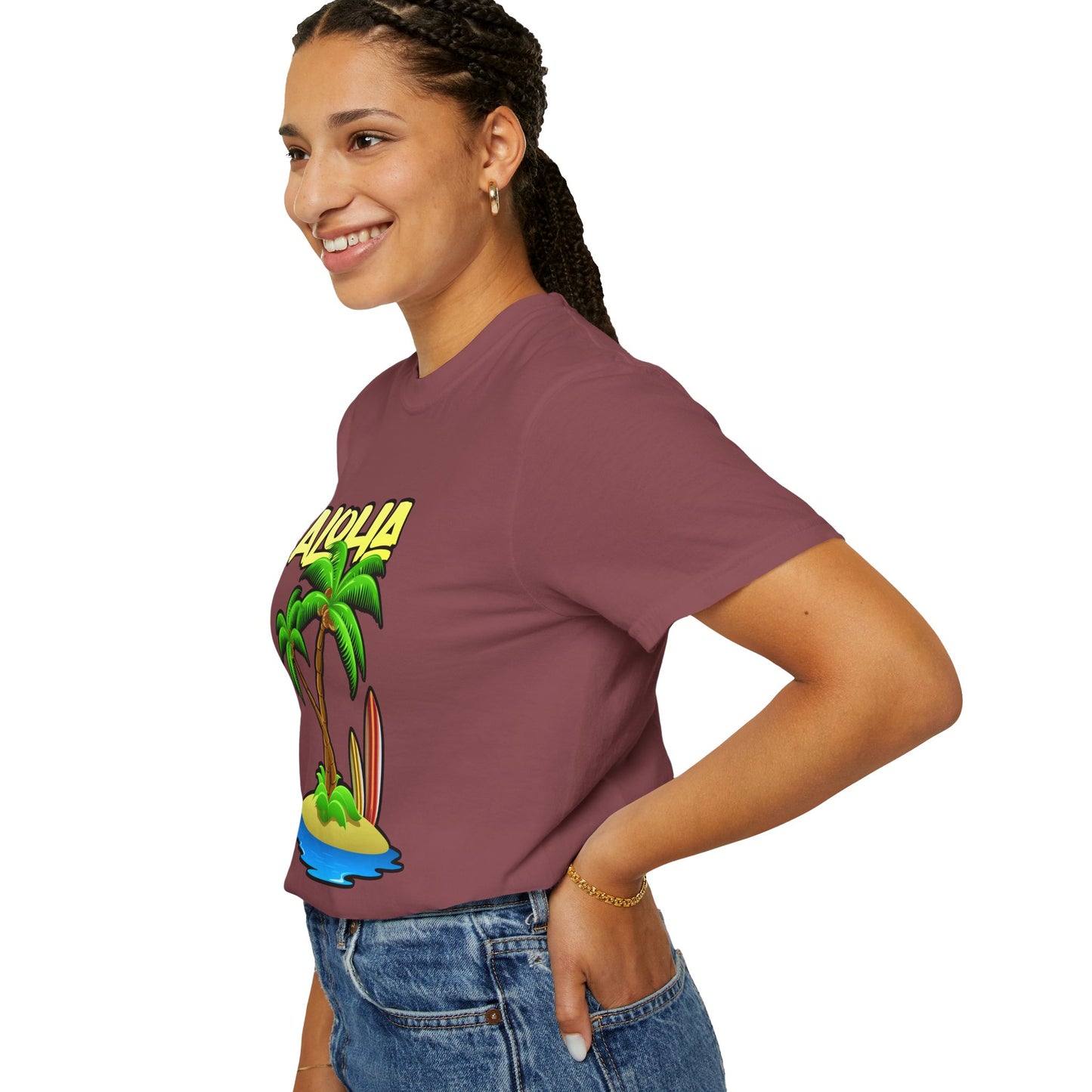 ALOHA | Unisex Garment-Dyed T-shirt