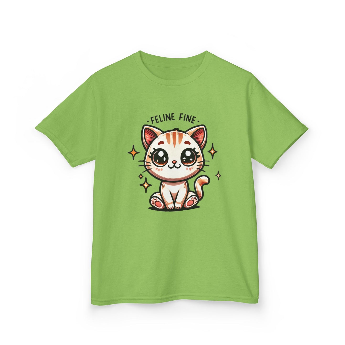 Feline Fine | Kids Heavy Cotton™ Tee