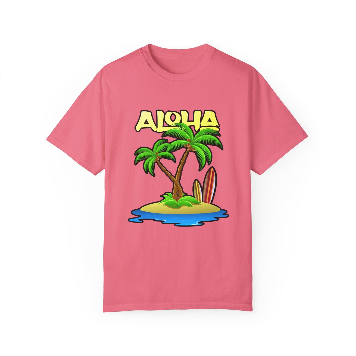 ALOHA | Unisex Garment-Dyed T-shirt