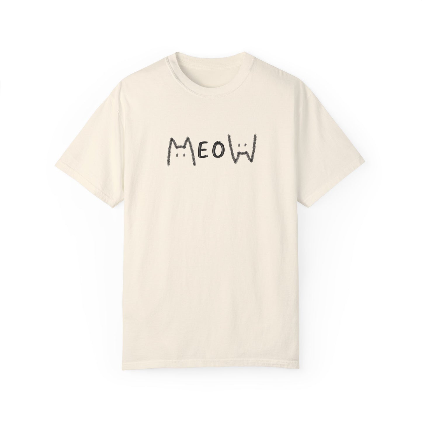 Meow_Unisex Garment-Dyed T-shirt