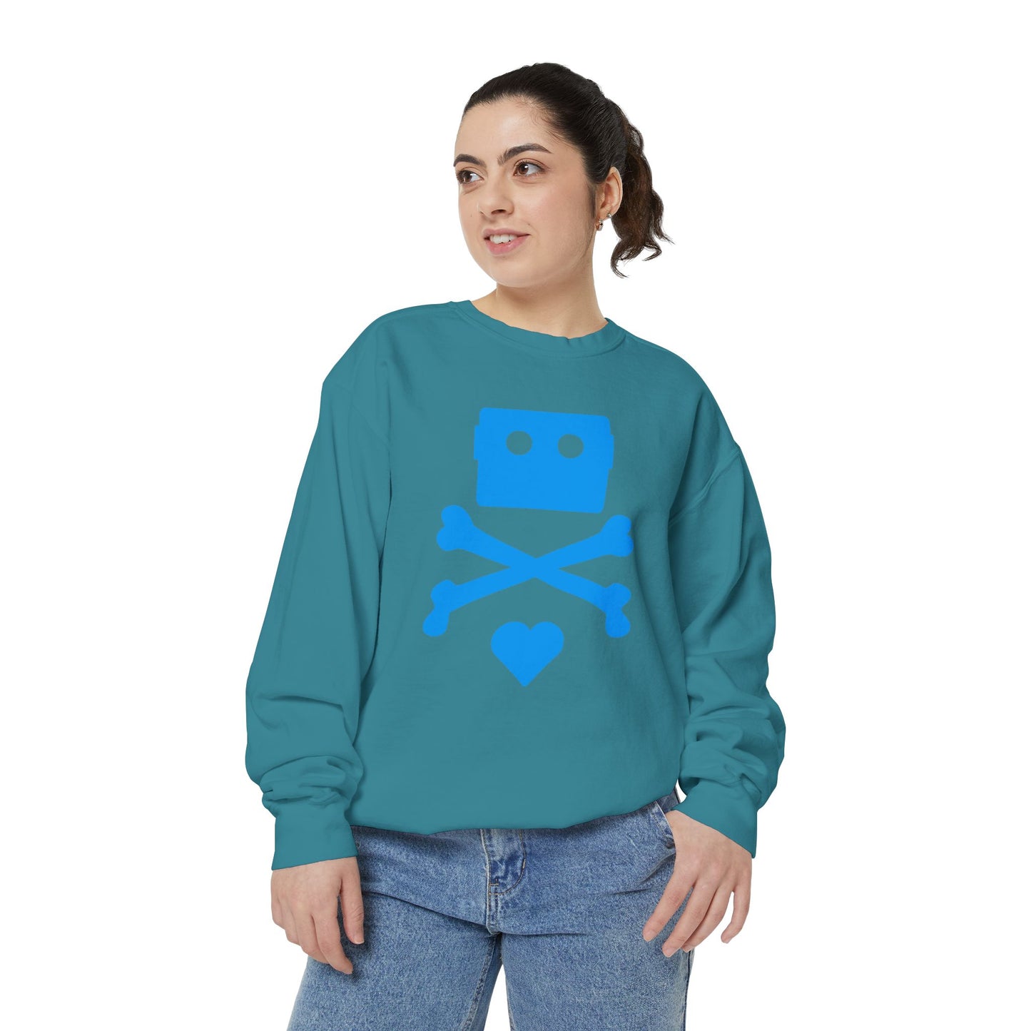 Zima Blue | Garment-Dyed Sweatshirt