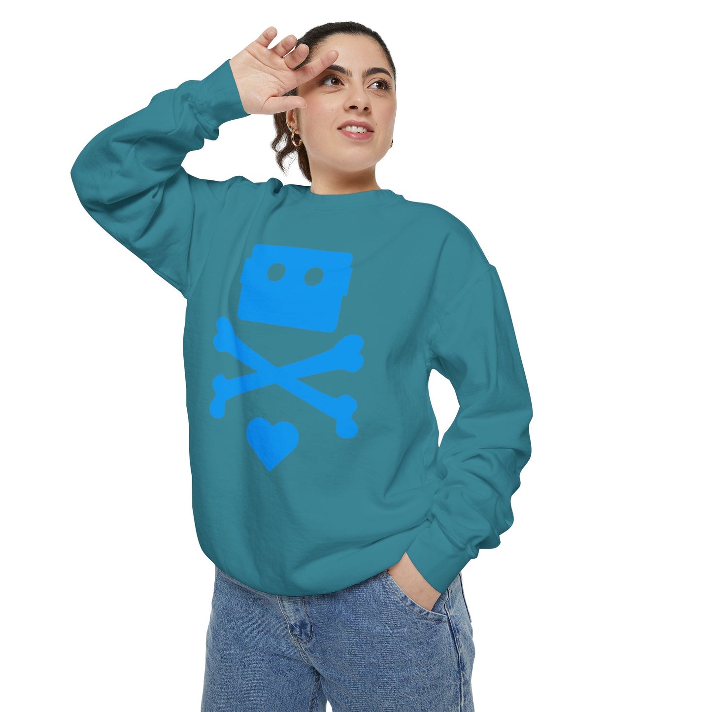 Zima Blue | Garment-Dyed Sweatshirt