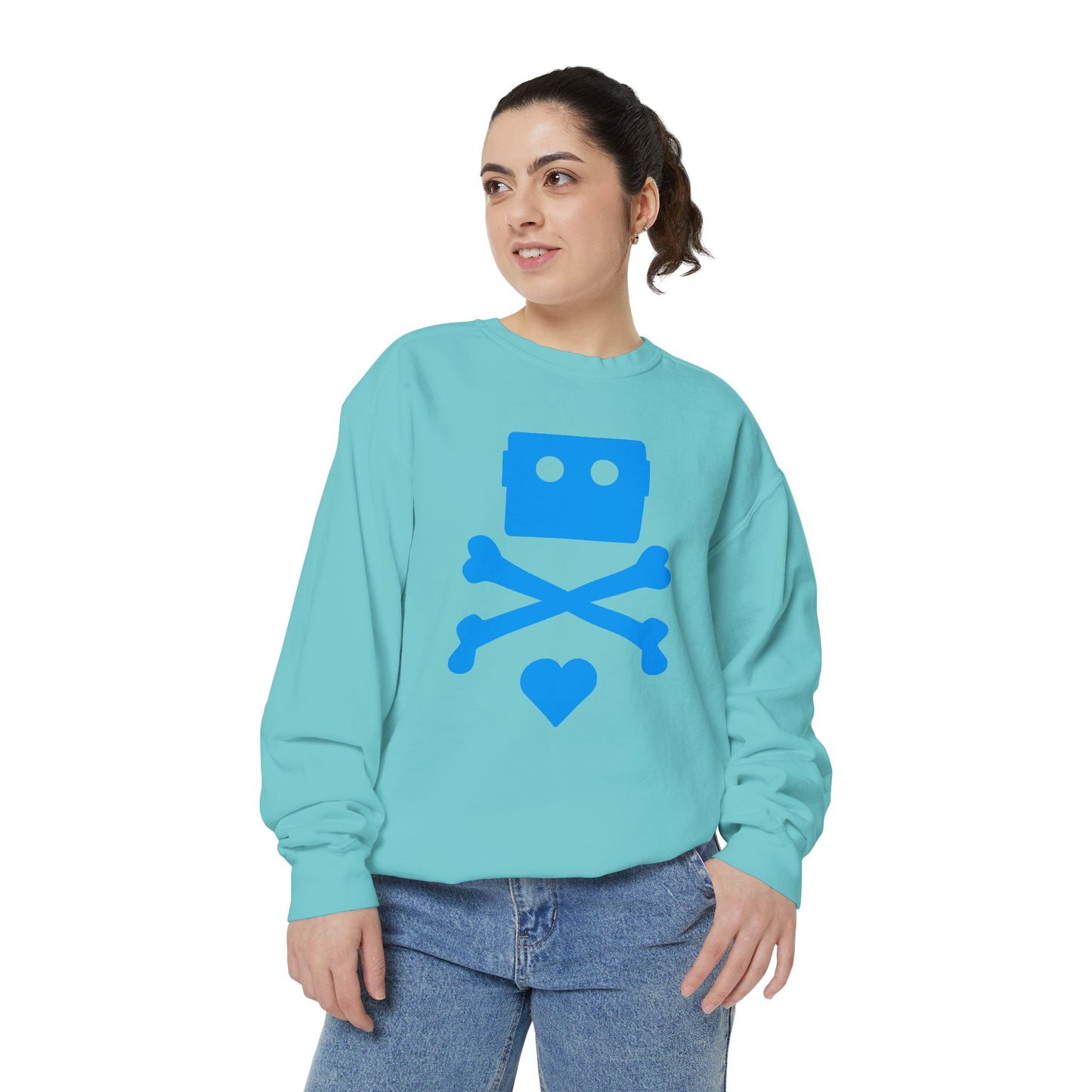 Zima Blue | Garment-Dyed Sweatshirt