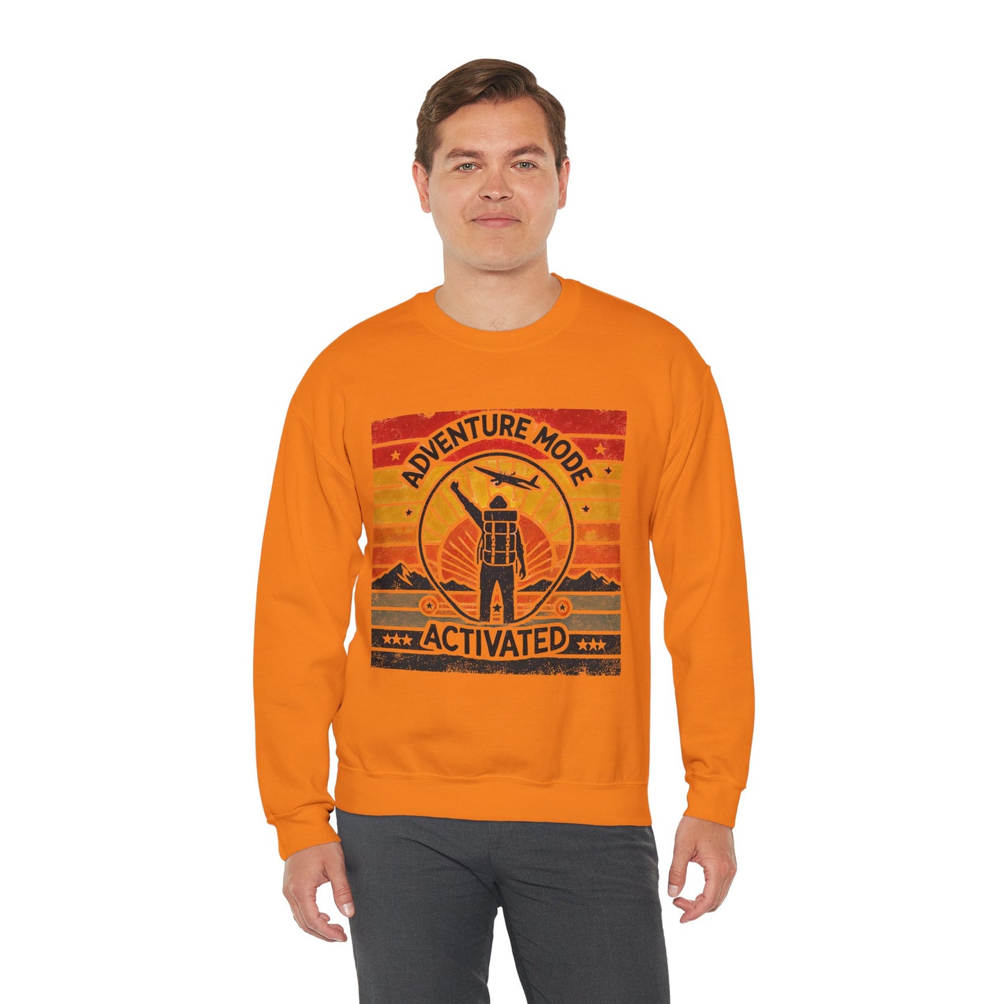 Adventure Mode Activated | Unisex Heavy Blend™ Crewneck Sweatshirt