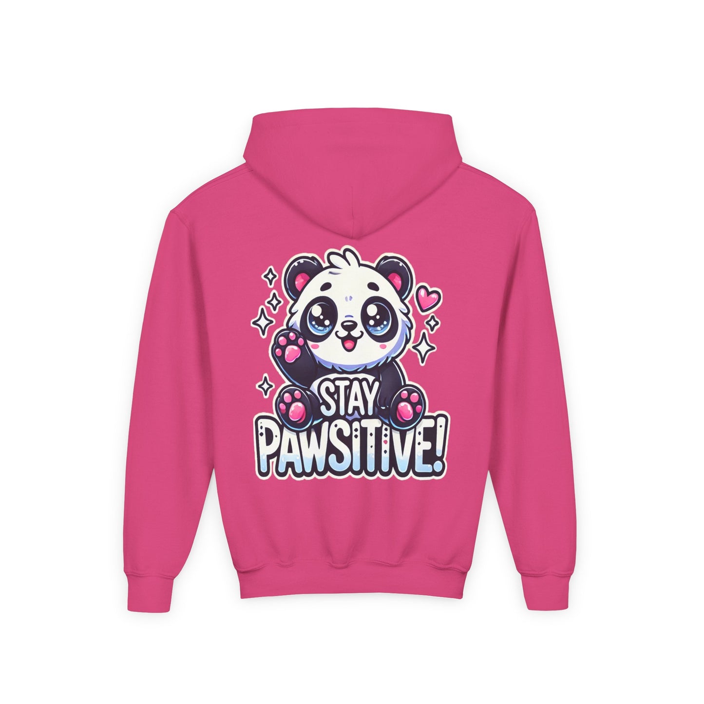 Pawsitive | Youth Heavy Blend Hooded Sweatshirt
