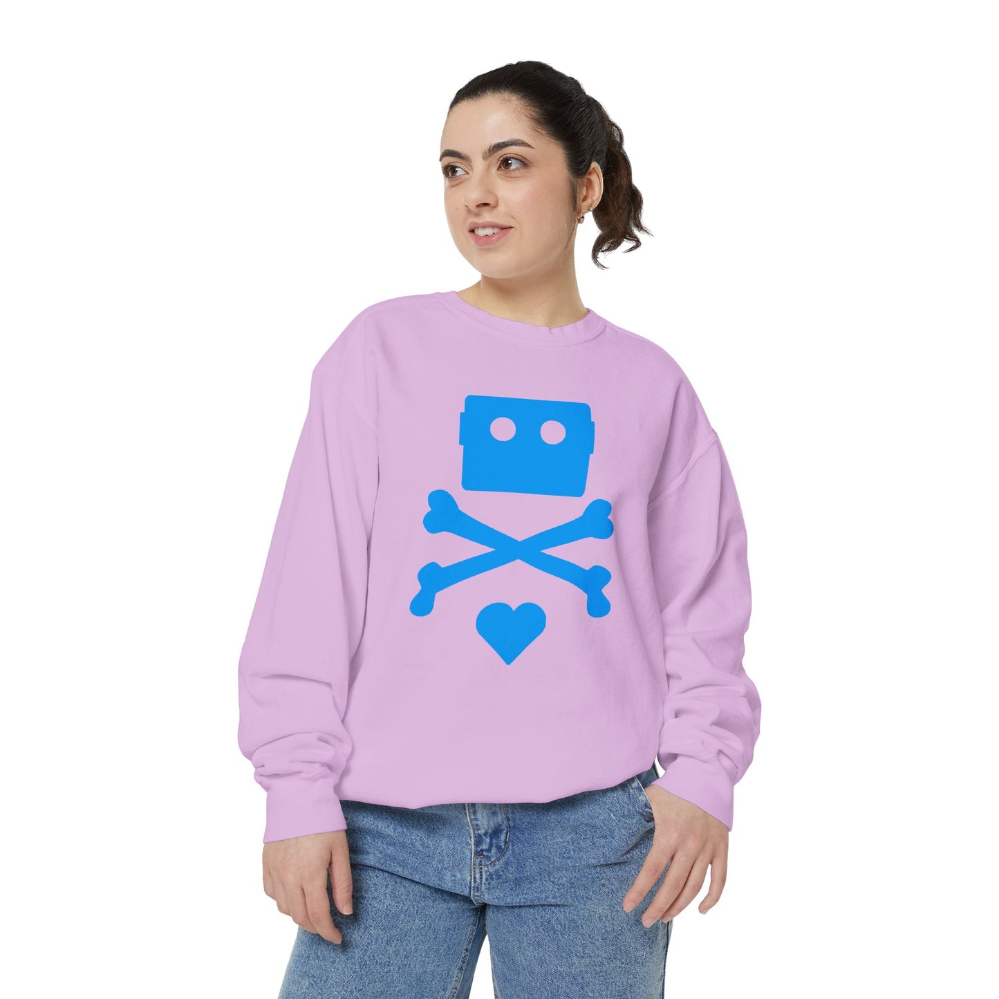 Zima Blue | Garment-Dyed Sweatshirt