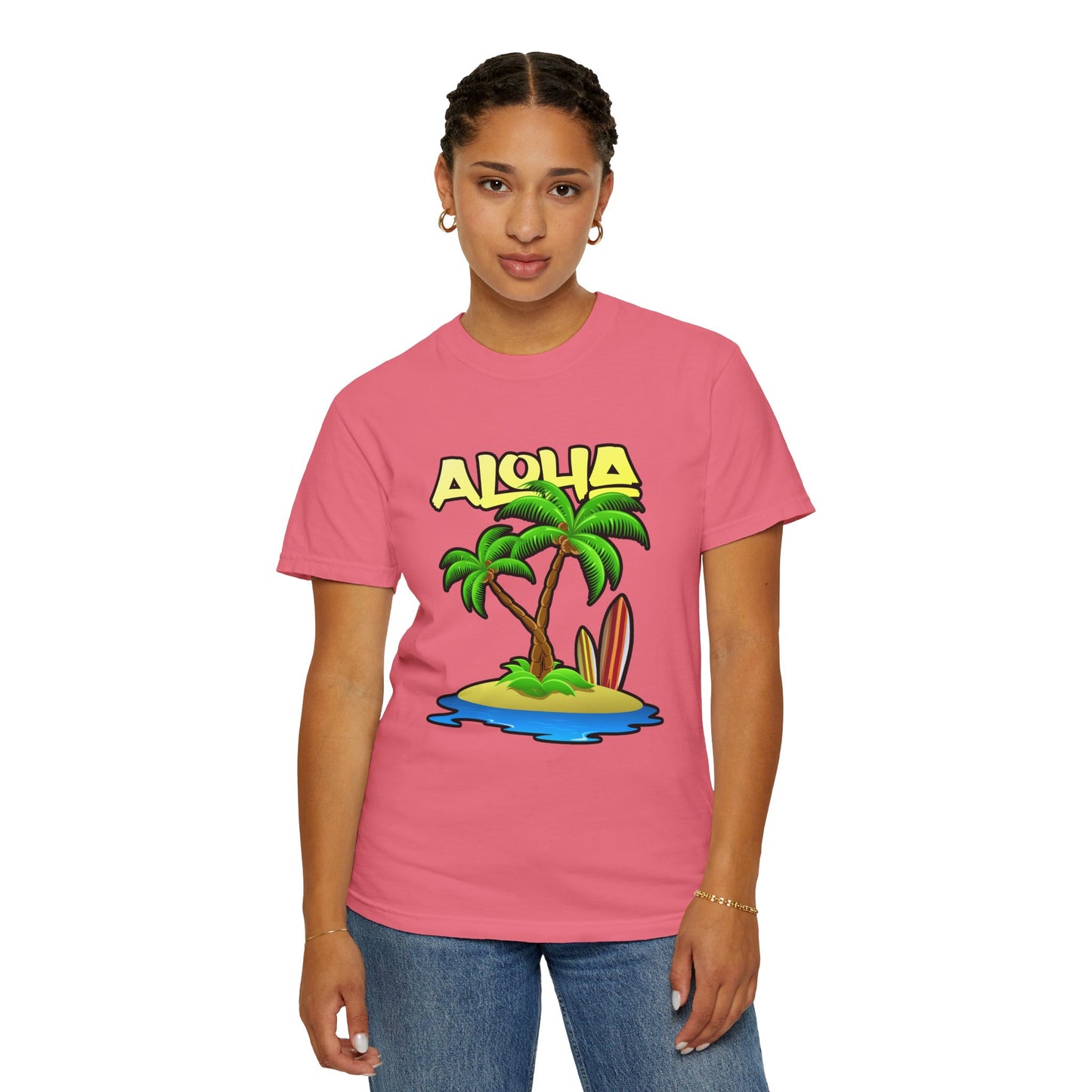 ALOHA | Unisex Garment-Dyed T-shirt