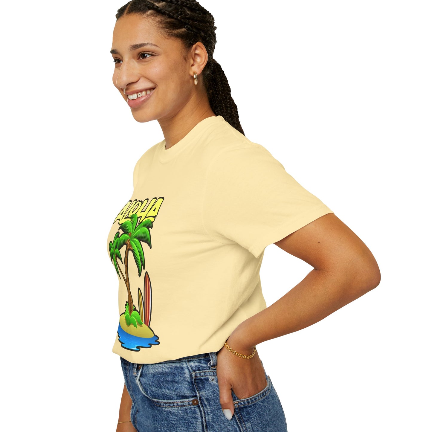ALOHA | Unisex Garment-Dyed T-shirt