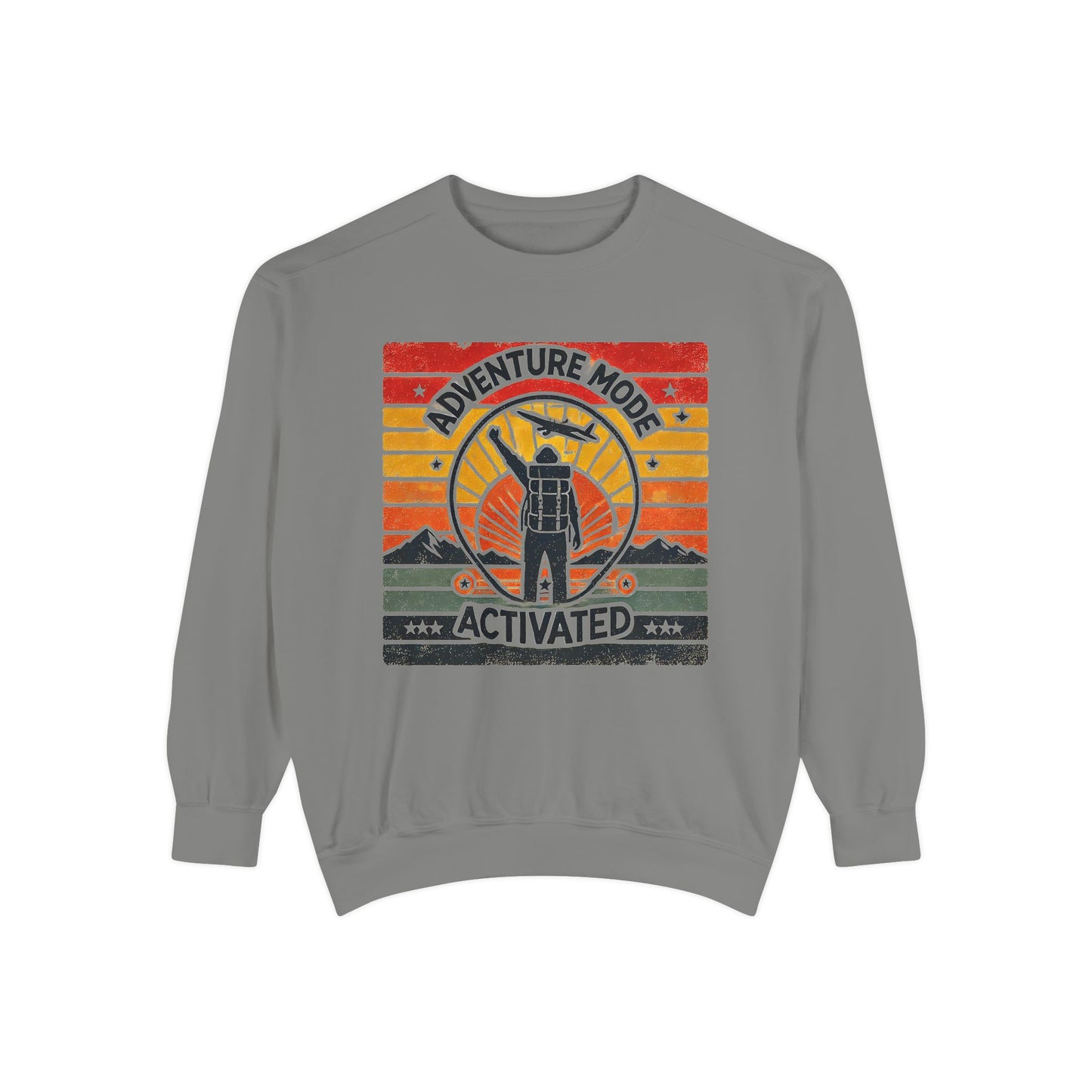 Adventure Mode Activated | Unisex Garment-Dyed Sweatshirt